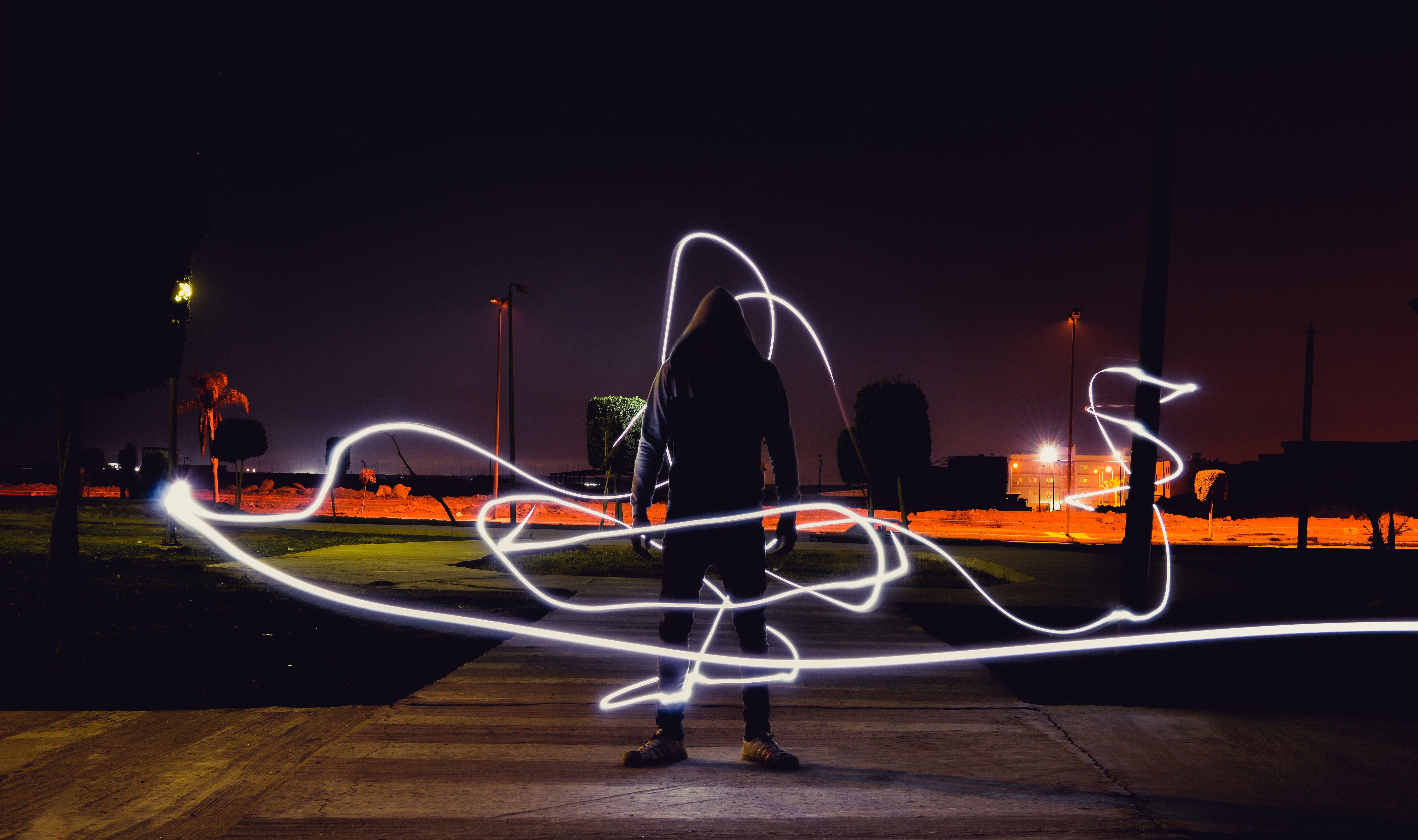 6016x3565 Hoodie Boy Light Timelapse, HD Photography, 4k Wallpaper, Image, Background, Photo and Picture