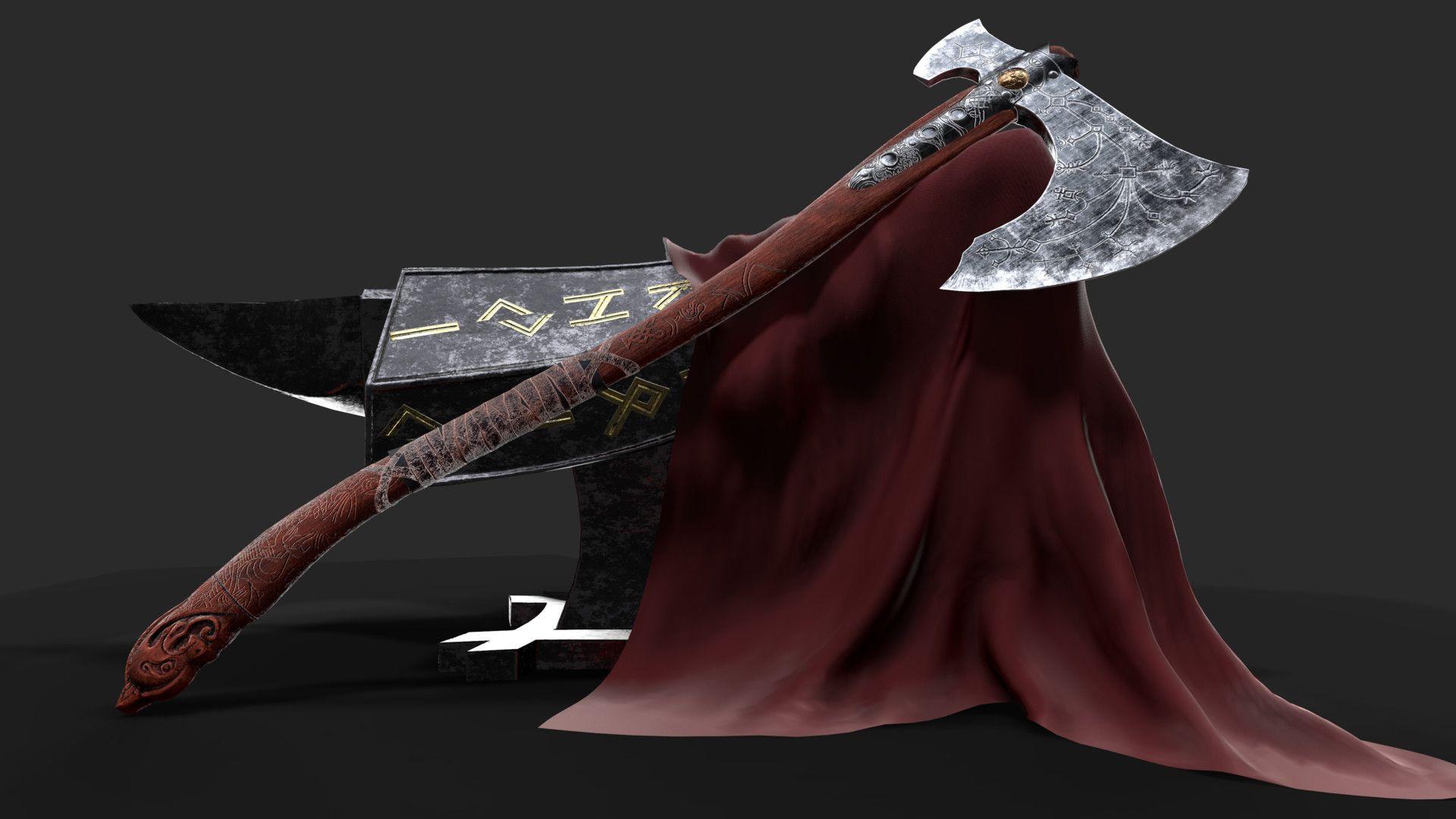 1920x1080 Leviathan Axe of War Ninb Adam