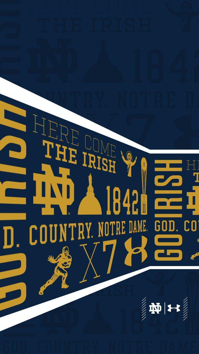 675x1200 Notre Dame Football Irish