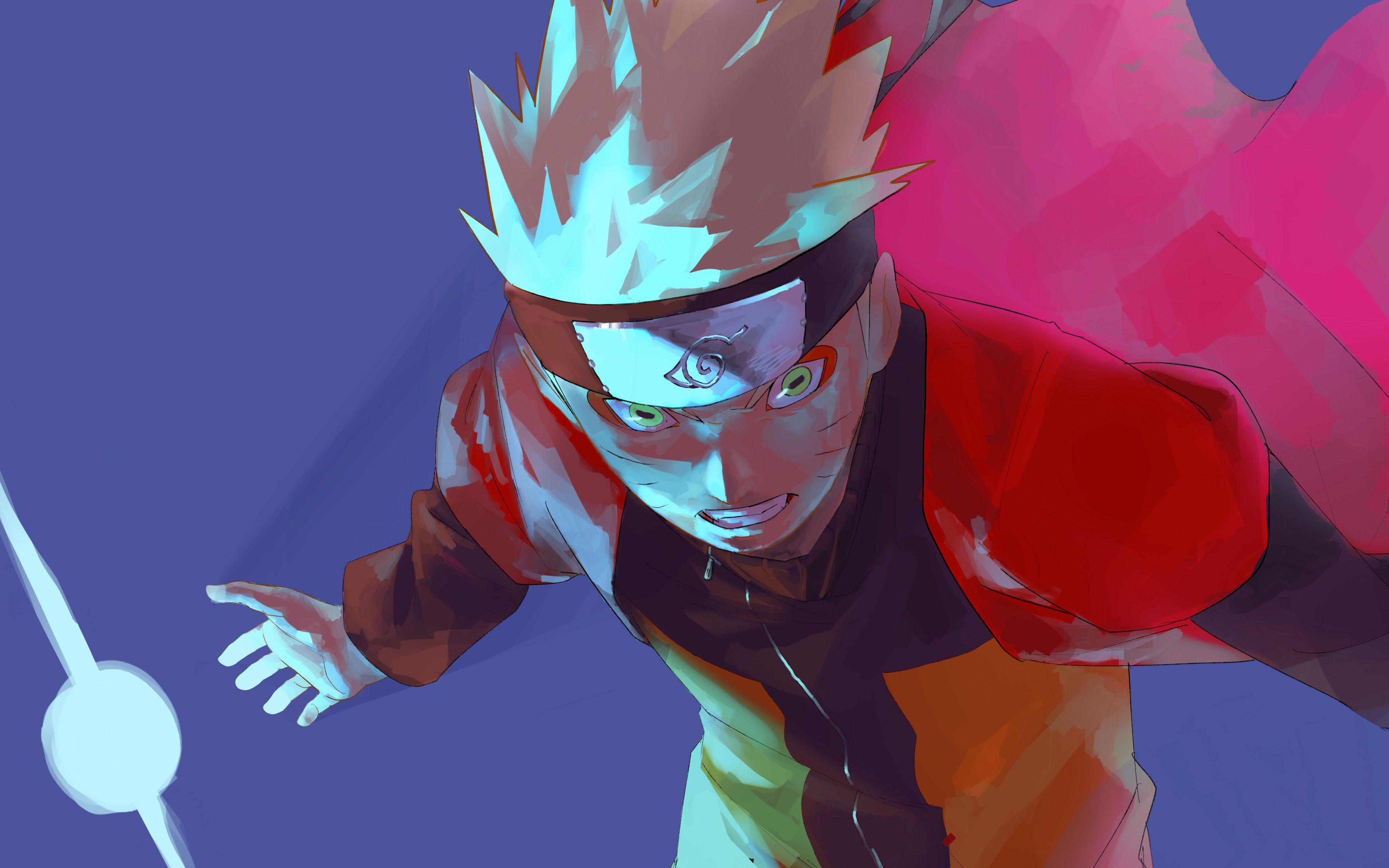 Hatake Kakashi, artwork, Naruto characters, manga, Sharingan, samurai,  portrait, HD wallpaper