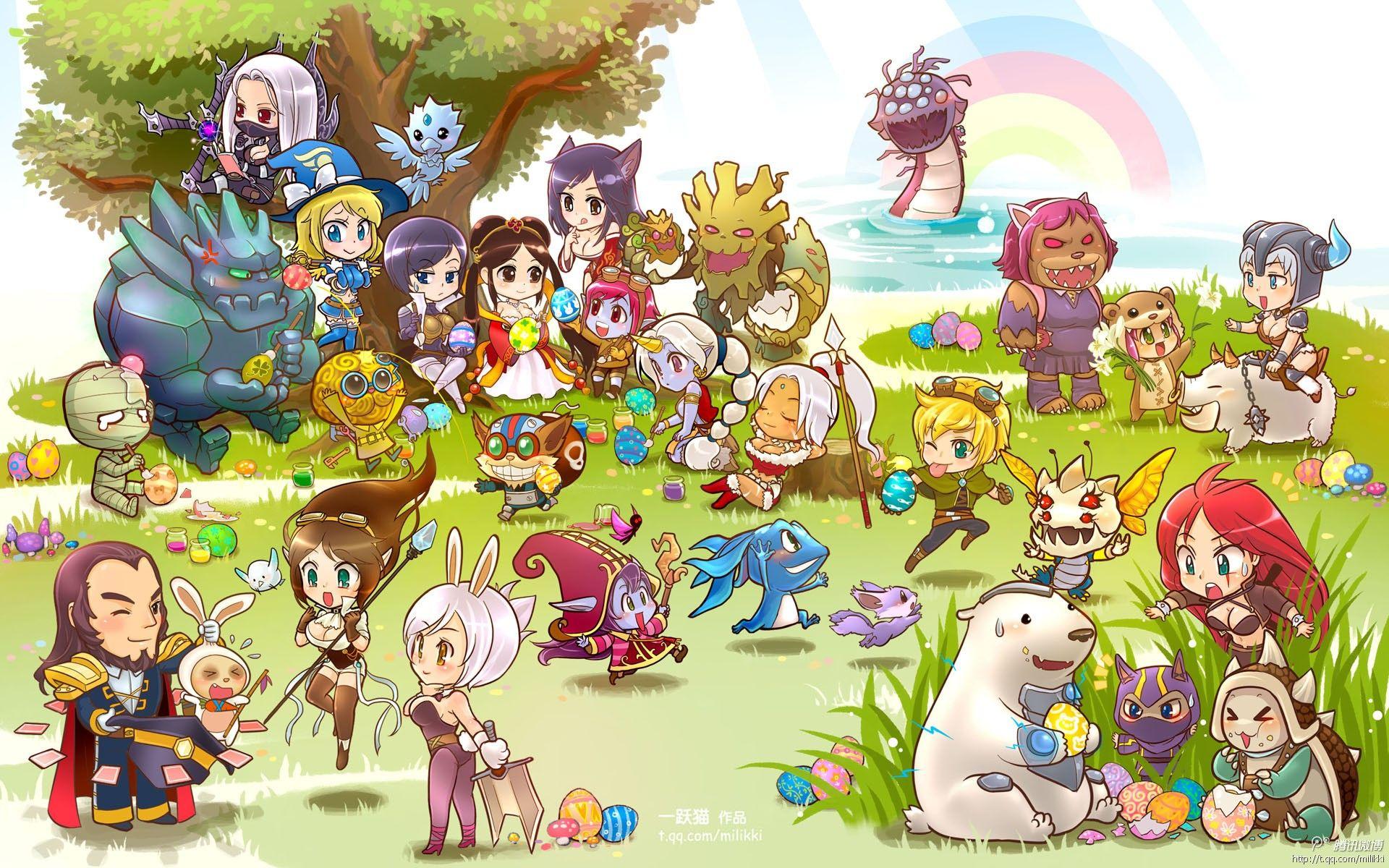 1920x1200 video games, League of Legends, Rammus, Tristana, Amumu, Anivia