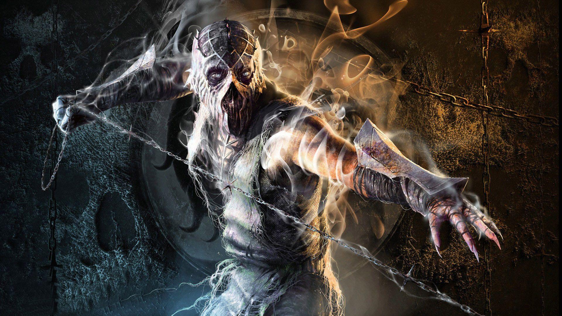 1920x1080 Scorpion Kombat Mk Fan Art