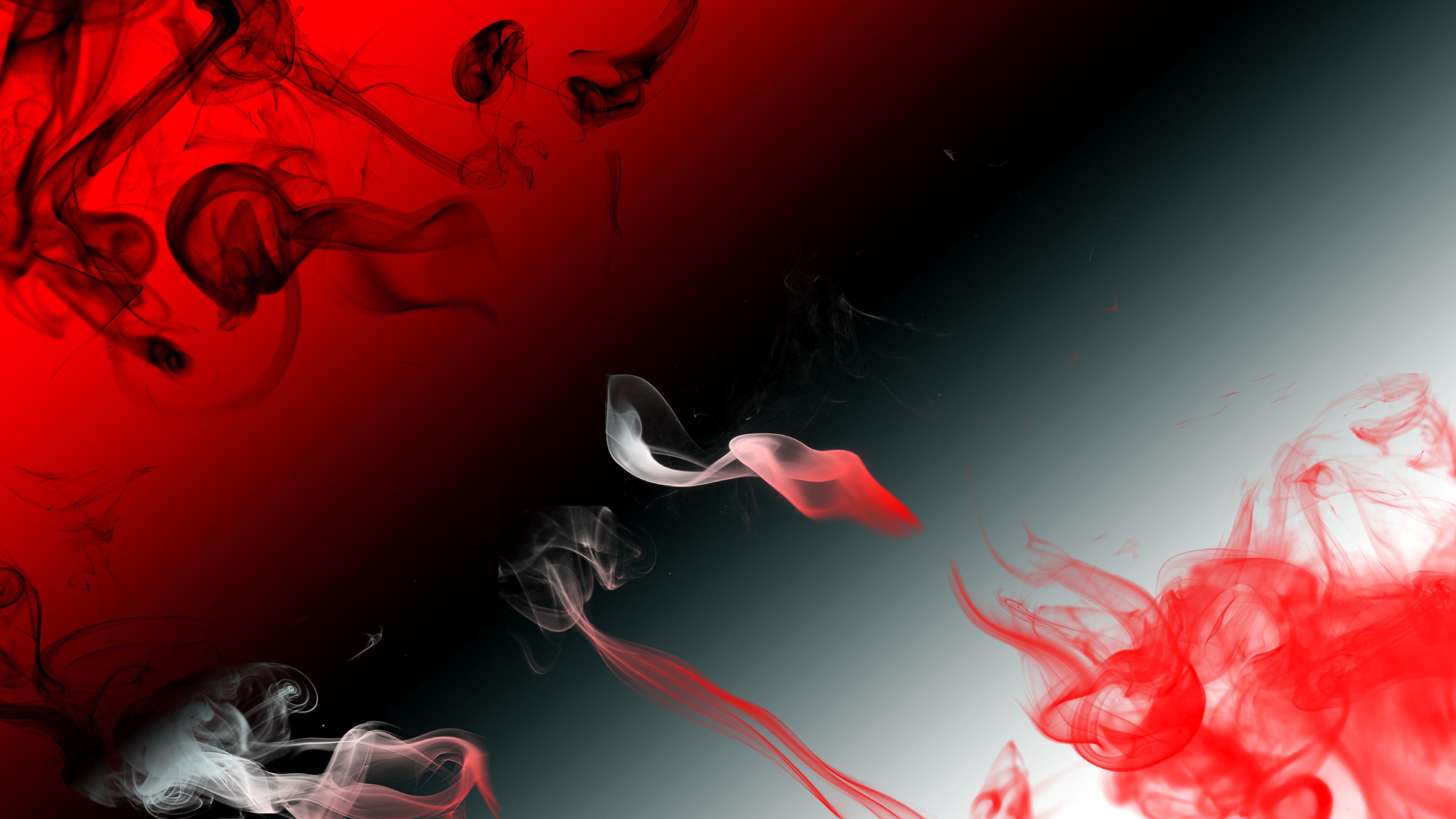 3840x2160 Red Smoke Digital Art 4k, HD Abstract, 4k Wallpaper, Image, Background, Photo and Picture
