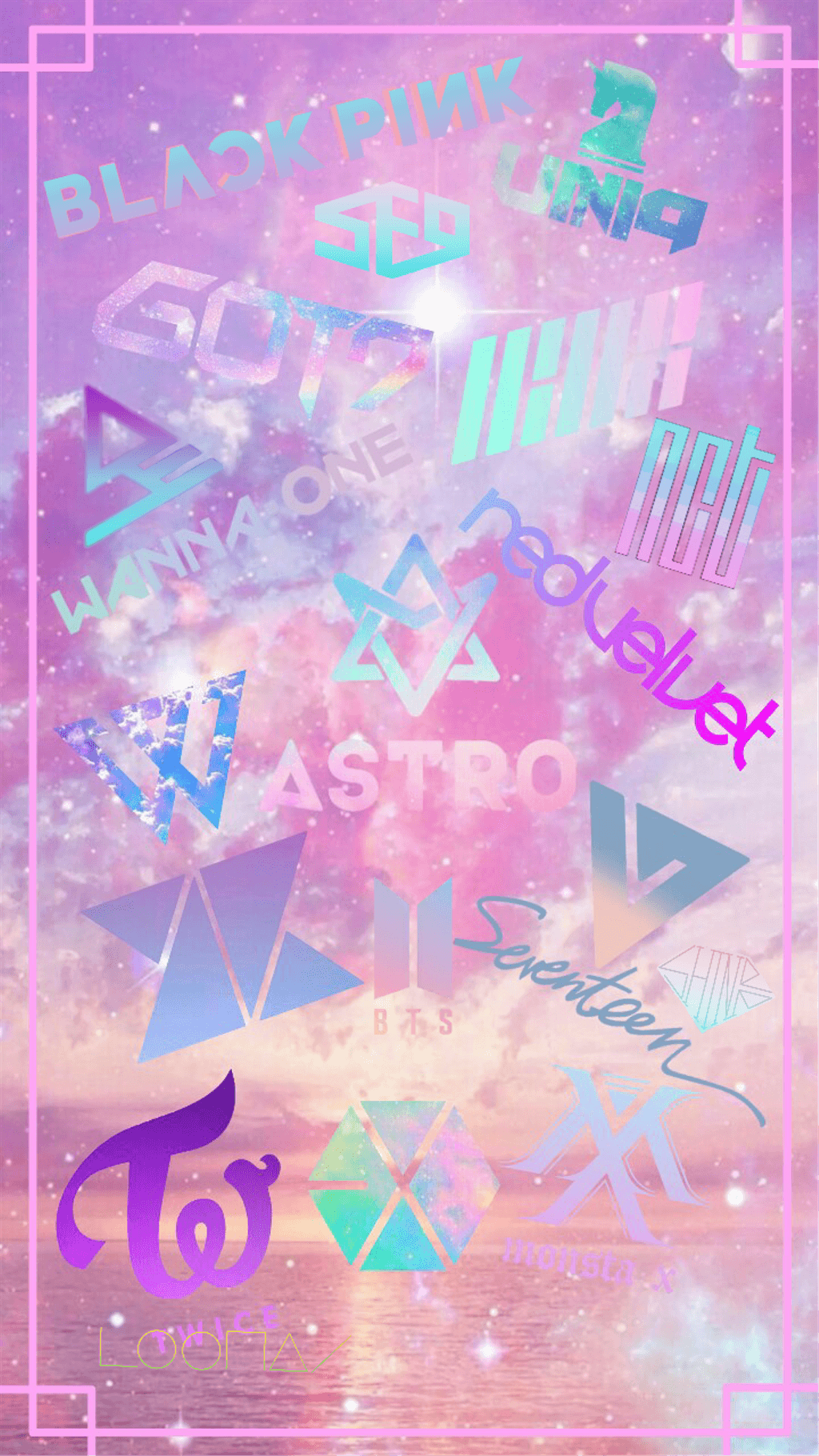 1024x1820 BTS And Blackpink Anime Wallpaper