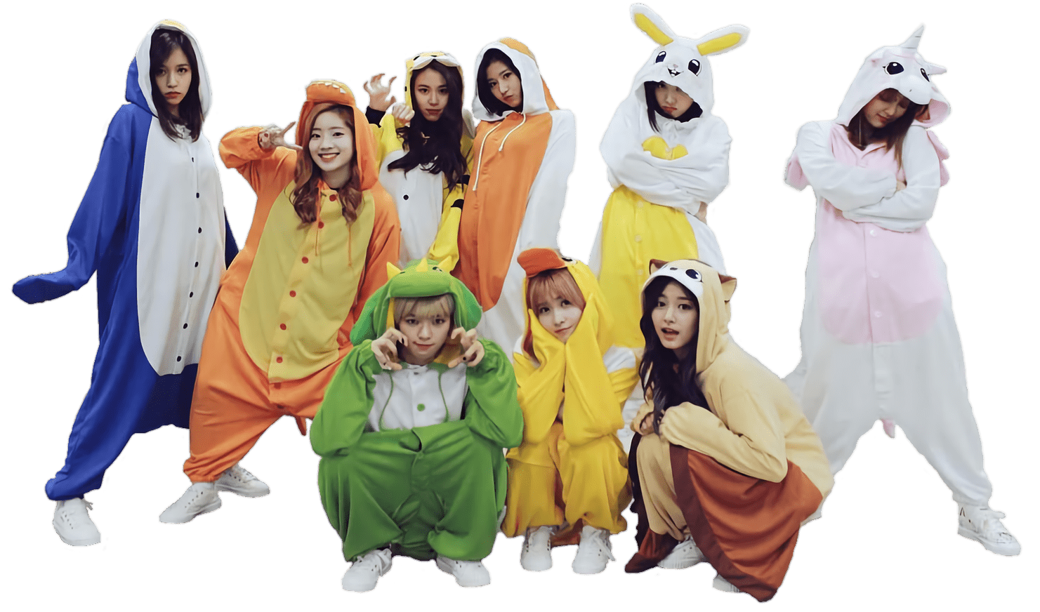 1481x872 TWICE Onesies Wallpaper [4 versions & transparent ver]