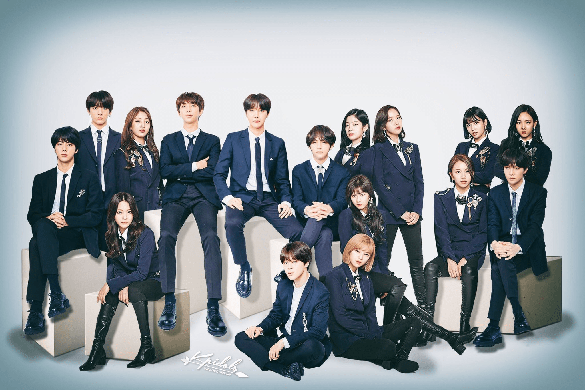 2048x1366 BTS TWICE. Bts twice, Bts group photo, Kpop girls