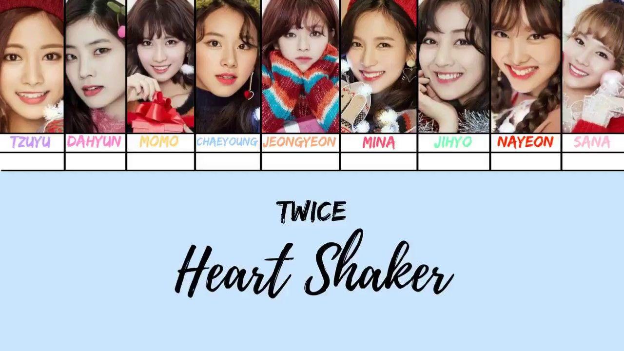 1280x720 Heart Shaker - [Han Rom VOSTFR] (Color Coded Lyrics Line Distribution)
