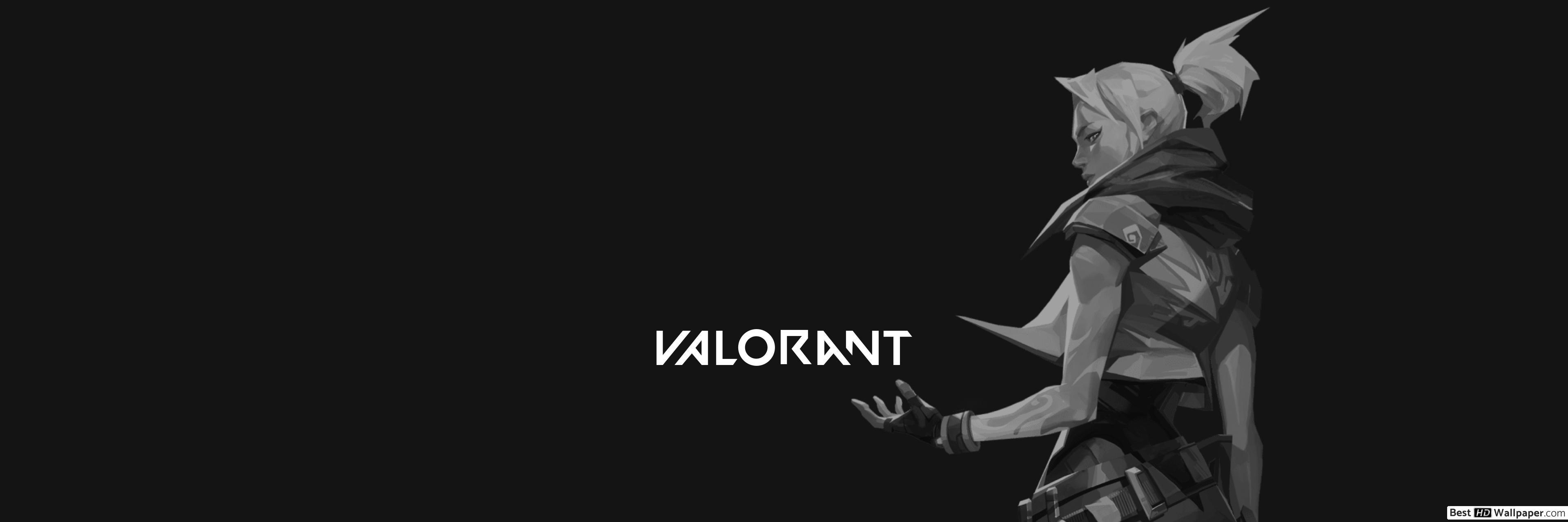 3840x1280 Jett in valorant and white HD wallpaper download