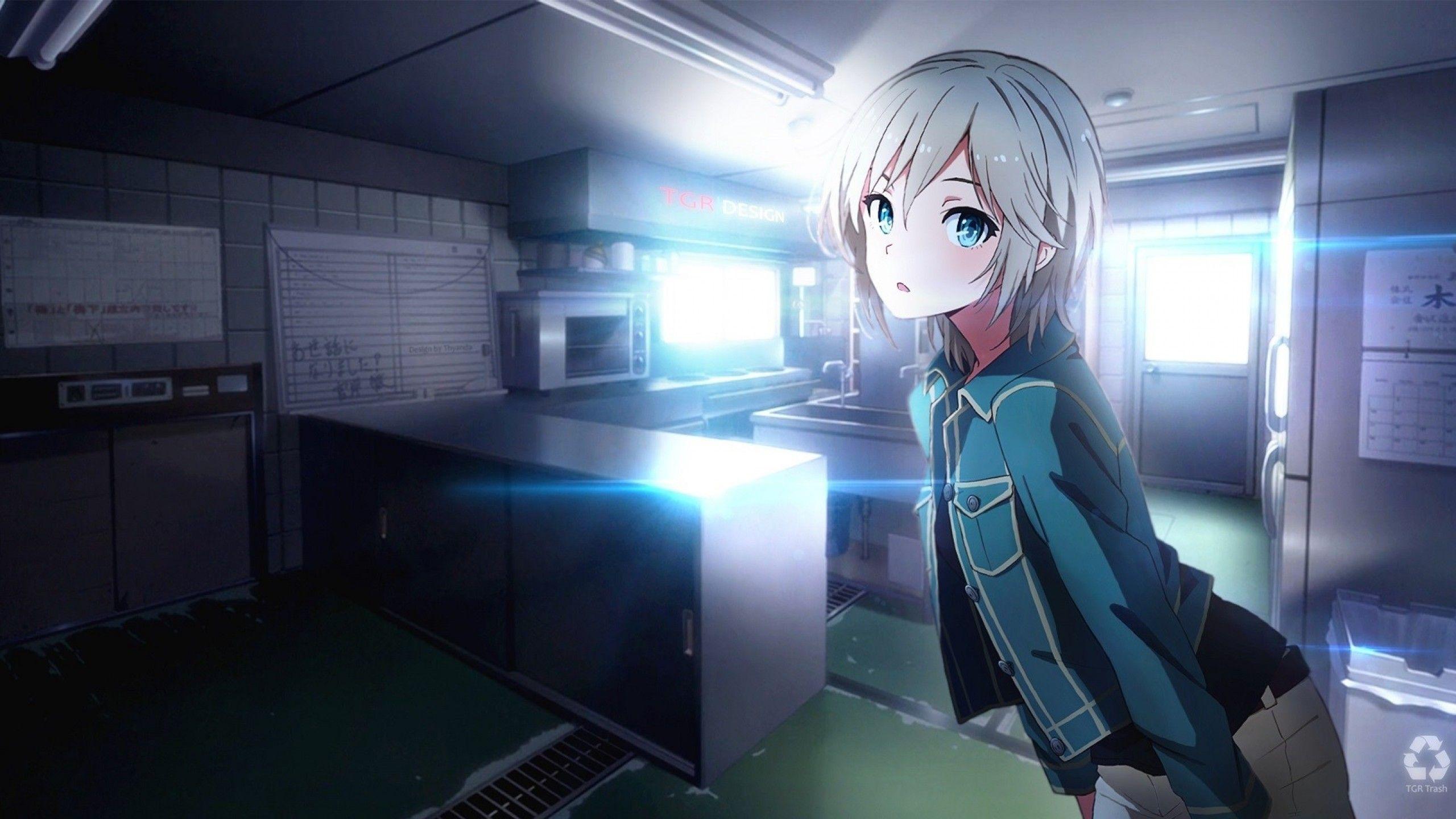 2560x1440 The Idolmaster Cinderella Girls, Anastasia, Short White Cinderella Girls Wallpaper Anastasia