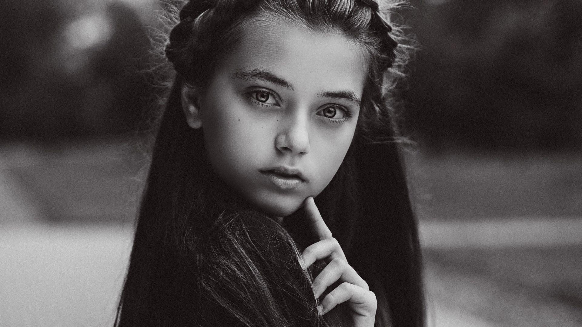 Girl Black and White Wallpapers Top Free Girl Black and White