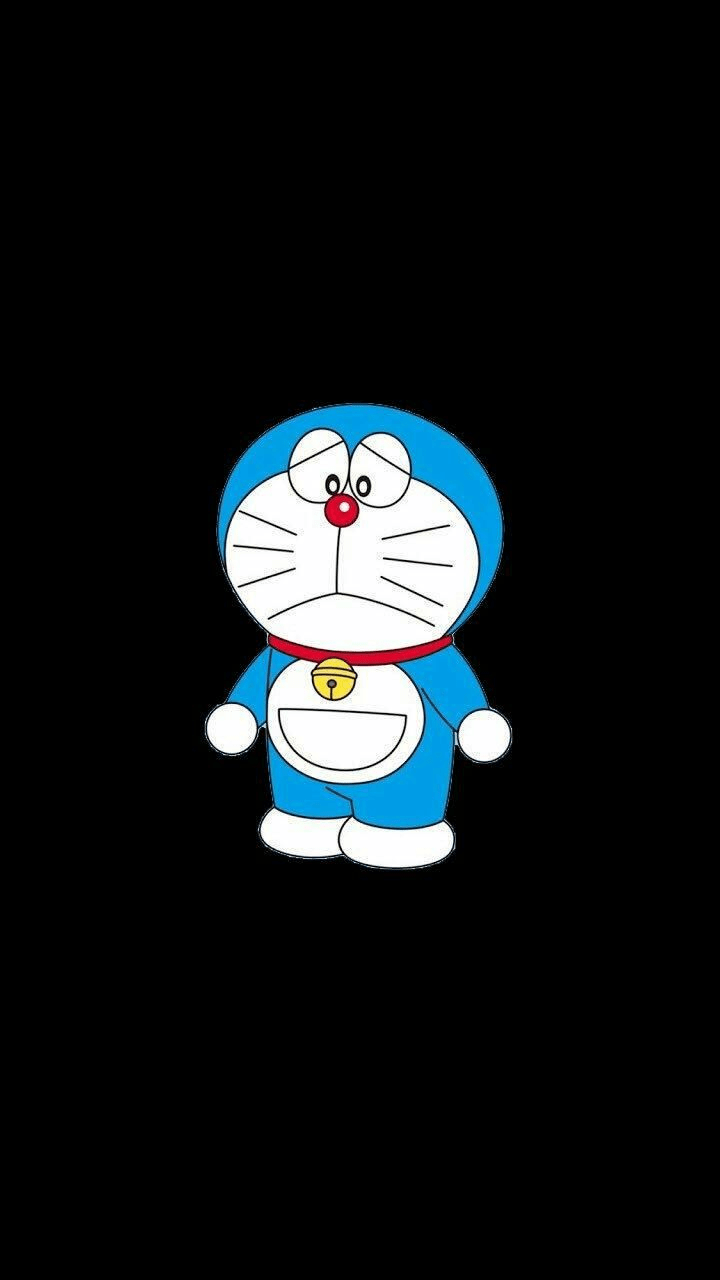 720x1280 Dark Doraemon Black Wallpaper. Doraemon wallpaper, Cute cartoon wallpaper, Doraemon