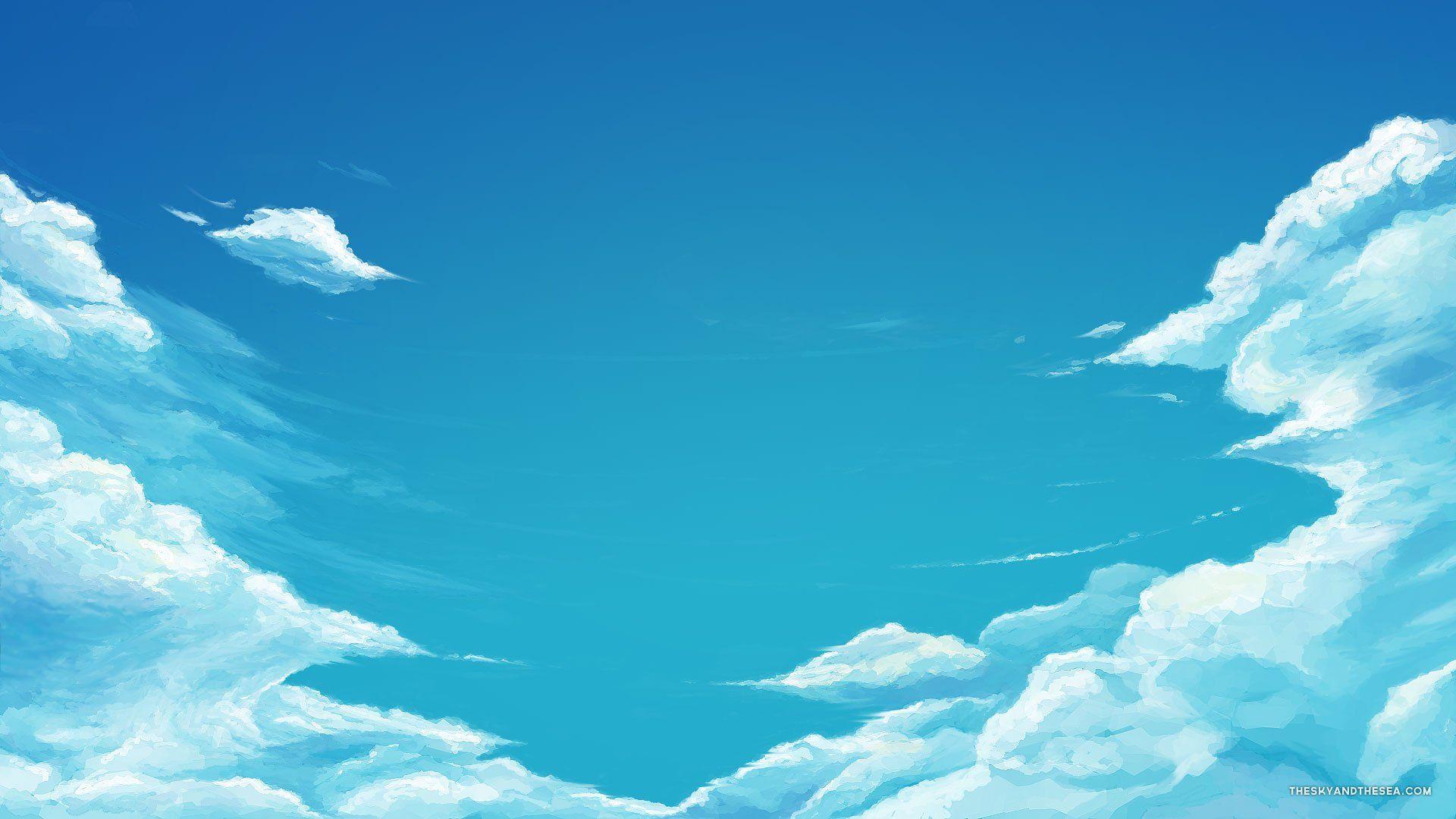 1920x1080 Nền Anime Sky