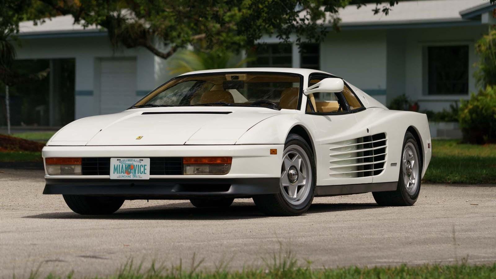 1600x900 Miami Vice' Ferrari Testarossa Hitting The Block In Monterey