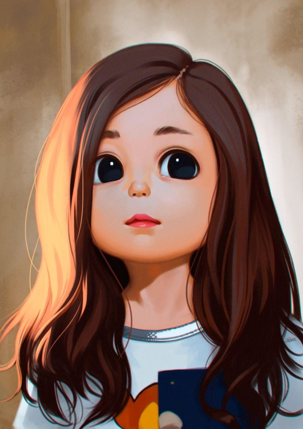 Little Girl Cartoon Wallpapers - Top Free Little Girl Cartoon Backgrounds -  WallpaperAccess