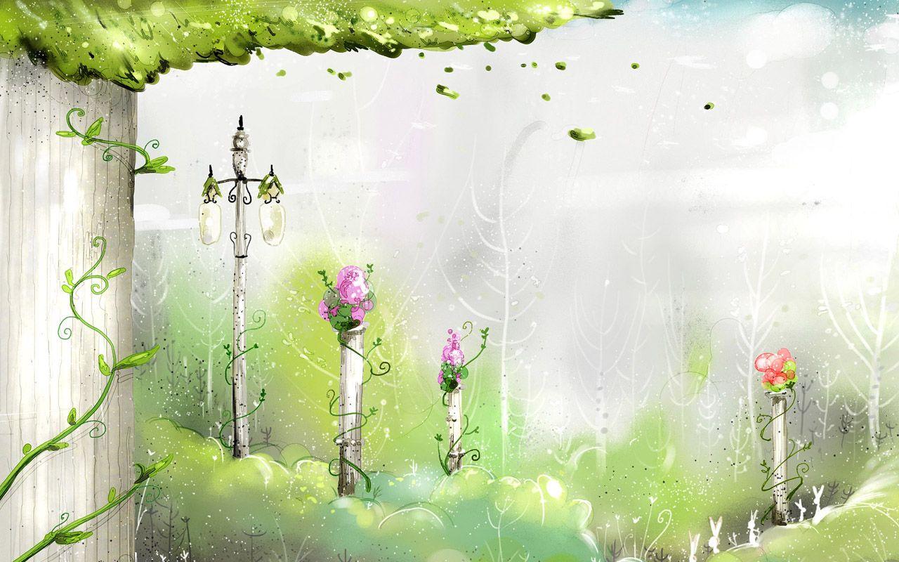 1280x800 Spring Fairyland Wallpaper For Laptop Computers & Notebook Computers NO.11 Desktop Wallpaper