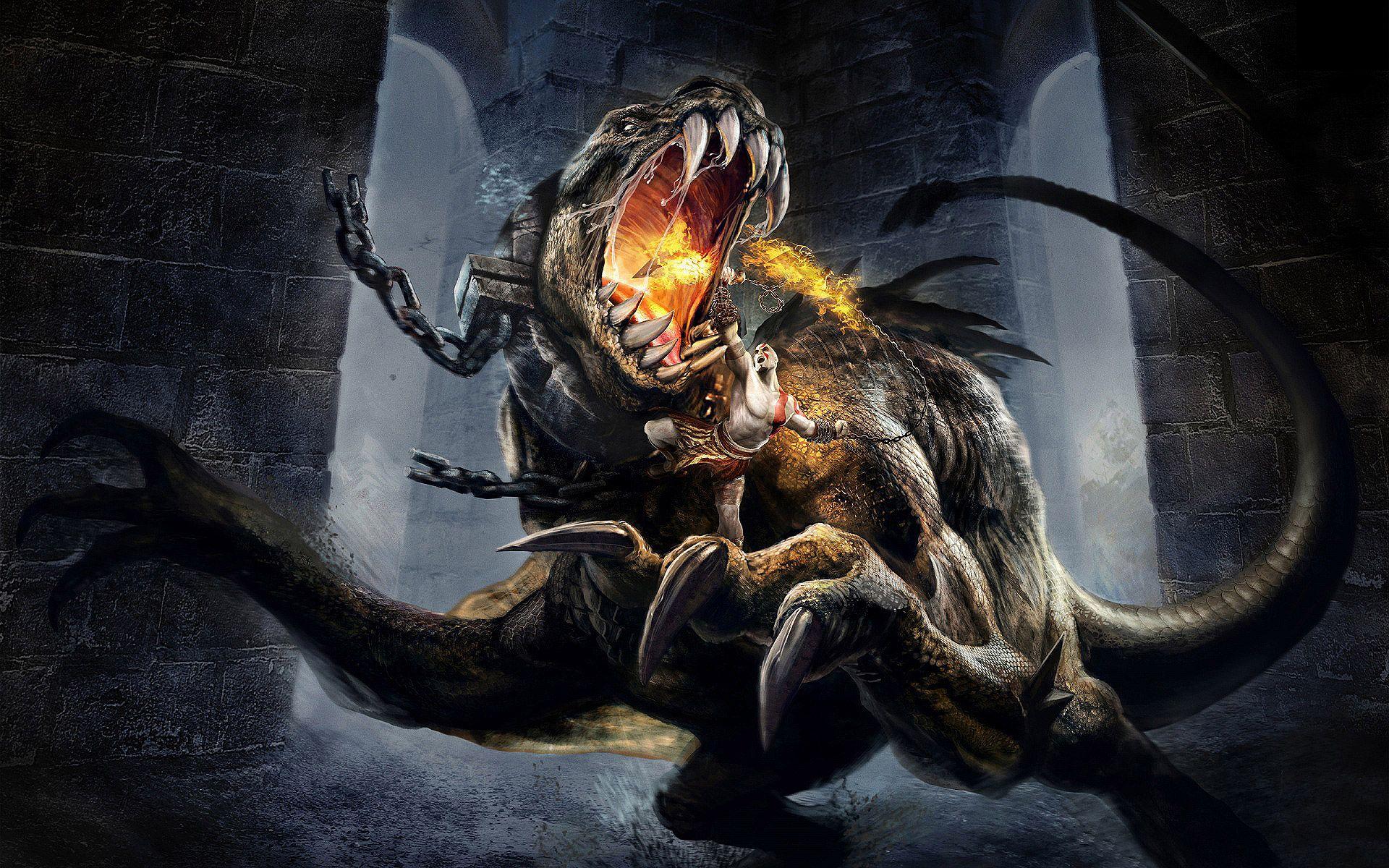 1920x1200 god of war game Desktop Wallpaperk HD