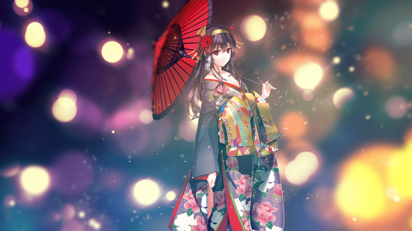 1600x900 #anime, #kimono, #Kasumigaoka Utaha, #Saenai Heroine no Sodatekata wallpaper
