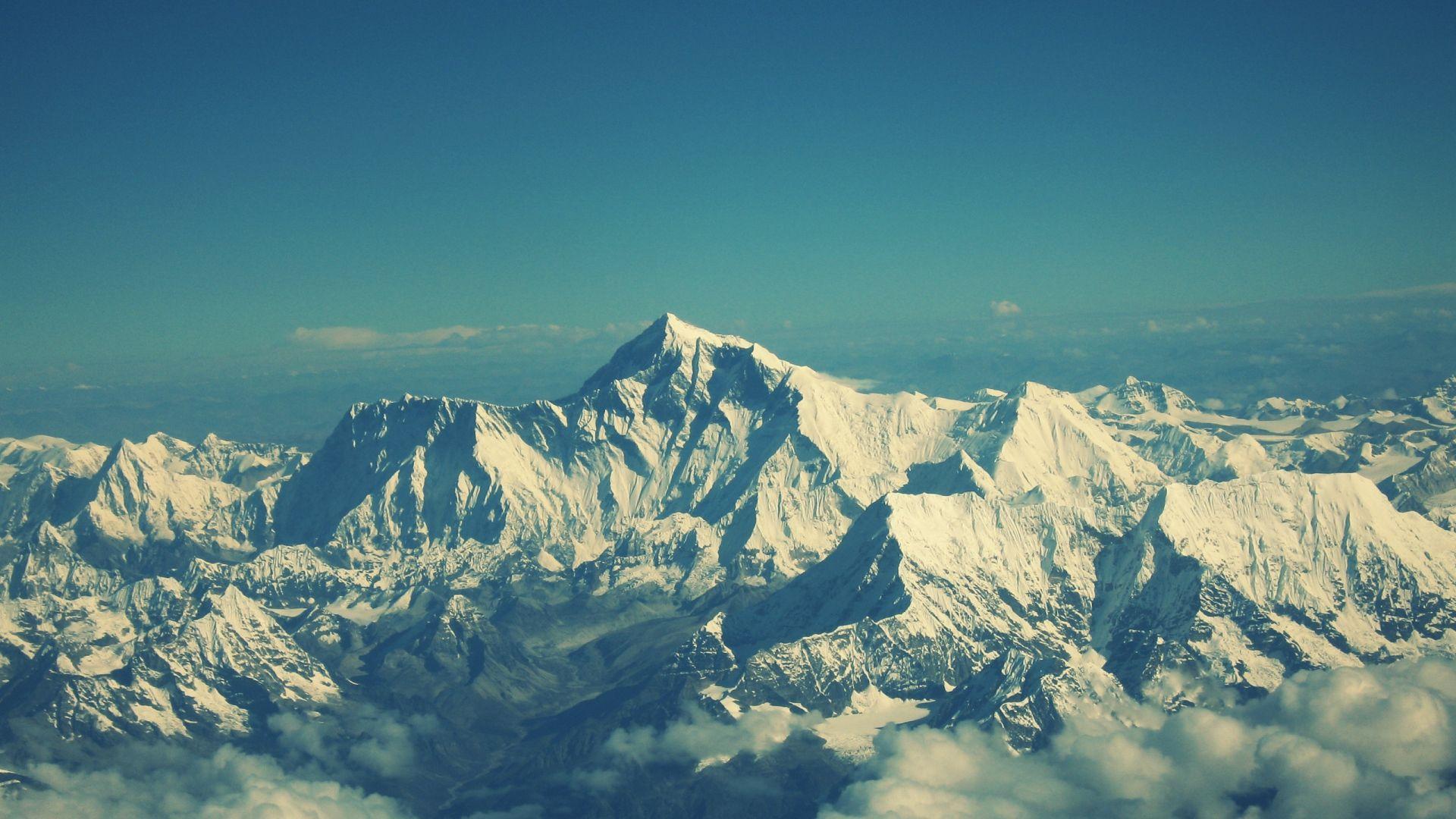 1920x1080 Download Wallpaper 1920x1080 everest, mountain, sky, tops Full HD 1080p HD Background