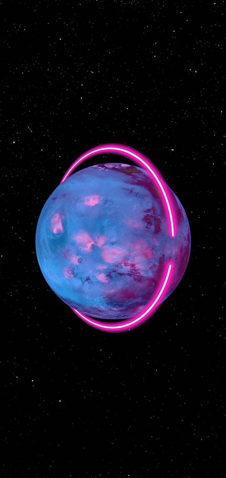 758x1600 Abstract Planet. Galaxy wallpaper, Glitch wallpaper, Abstract iphone wallpaper