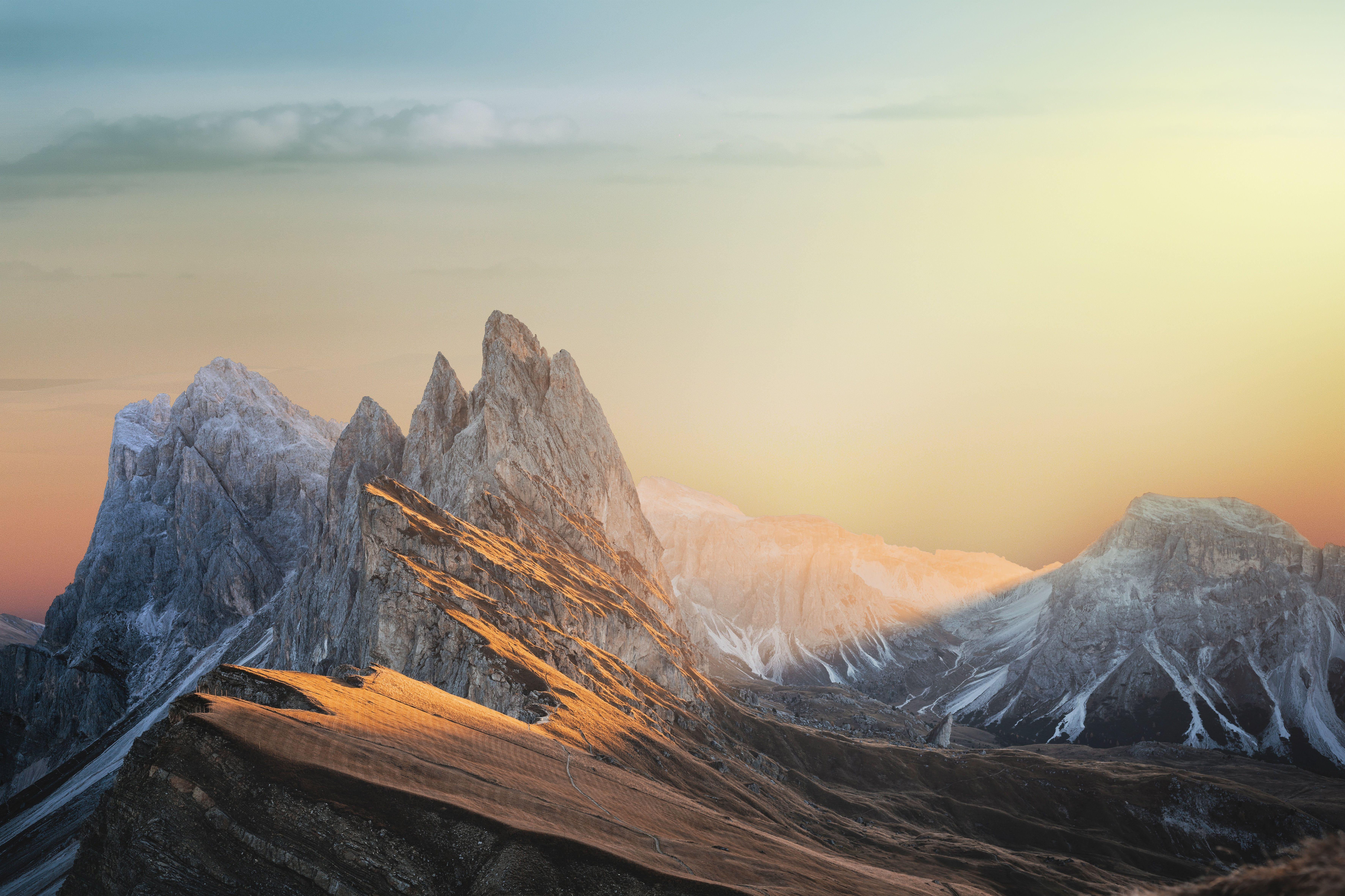 7087x4724 Mountain Sky Beautiful Landscape 8k, HD Nature, 4k Wallpaper, Image, Background, Photo and Picture