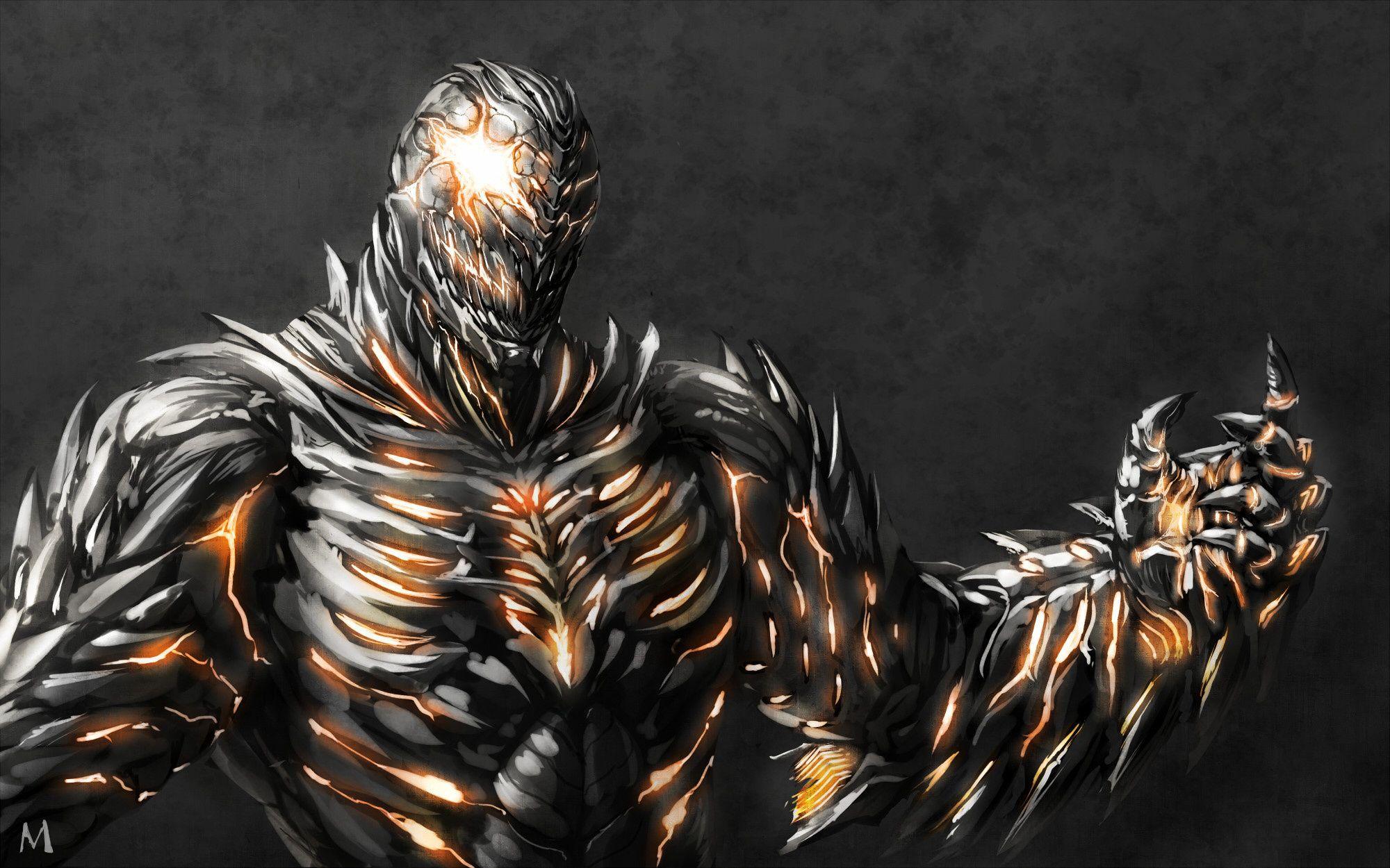 2000x1250 Title Anime Mech Monster Wallpaper - Монстр Арт HD Wallpaper