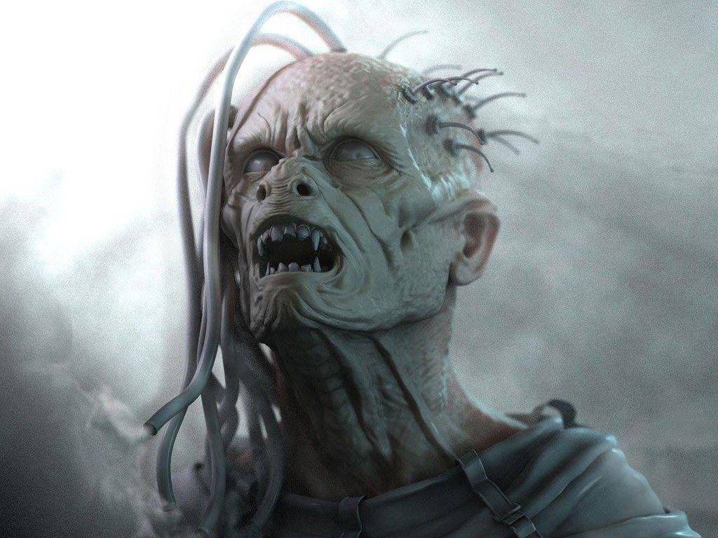 1024x768 horror monsters monsters, Horror art, Scary wallpaper