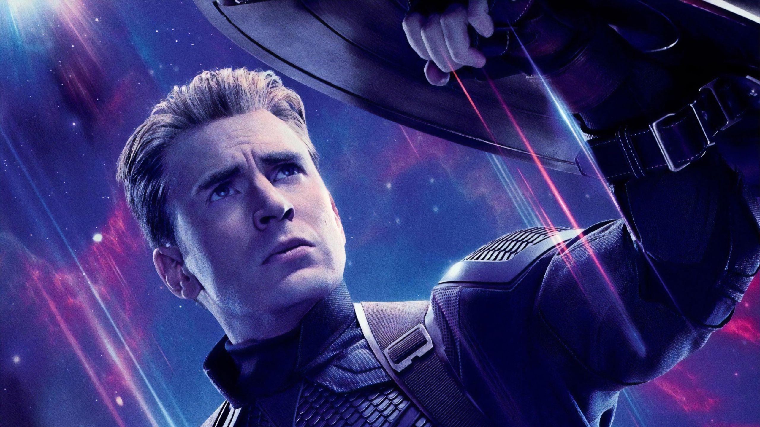 2560x1440 Captain America in Avengers Endgame 1440P Resolution Wallpaper, HD Movies 4K Wallpaper, Image, Photo and Background