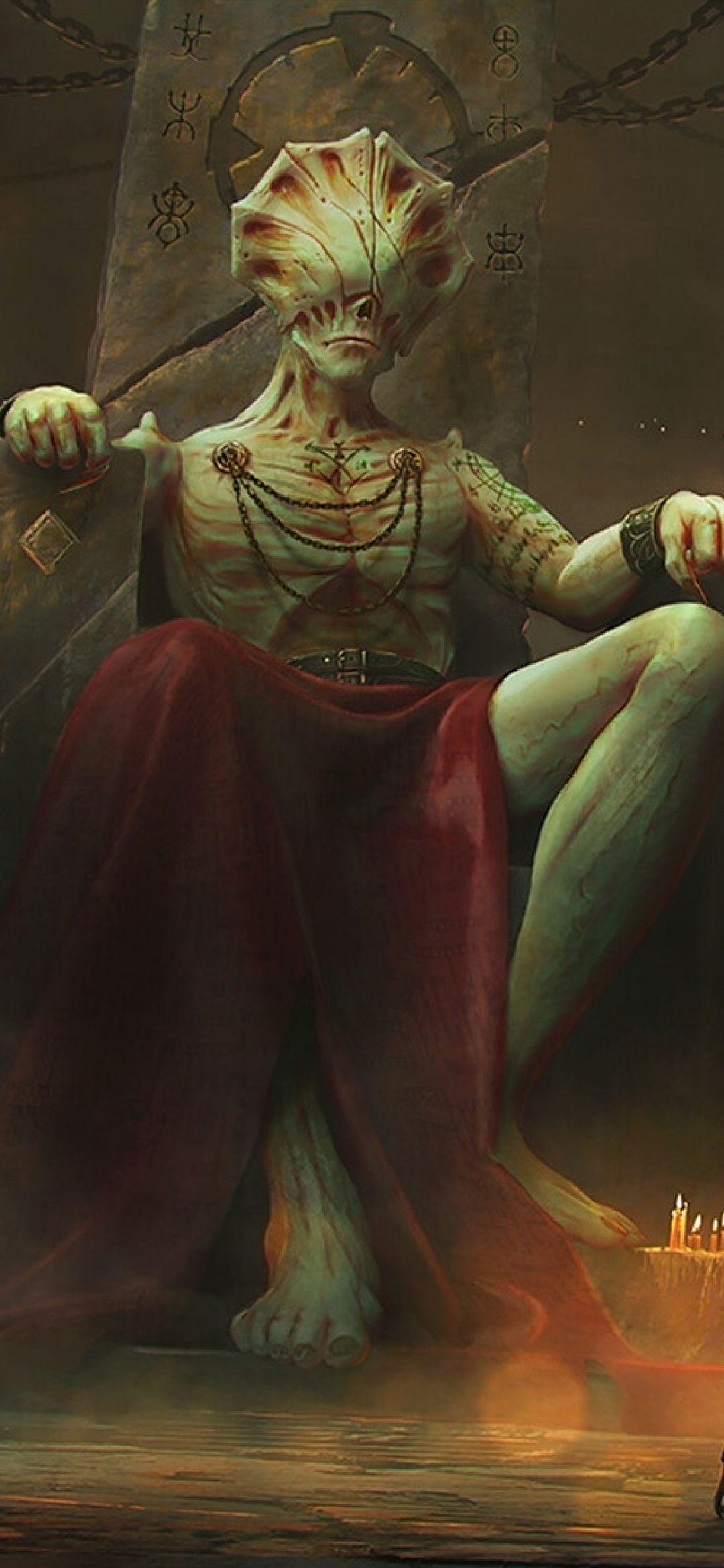 1080x2340 Creepy Creature 1080x2340 Resolution Wallpaper, HD Fantasy 4K Wallpaper, Image, Photo and Background