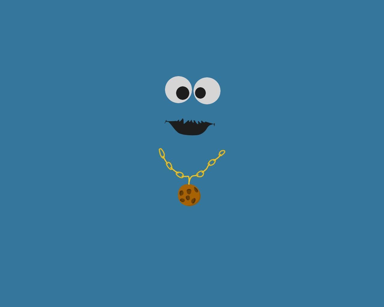 1280x1024 Cookie Monster Wallpaper
