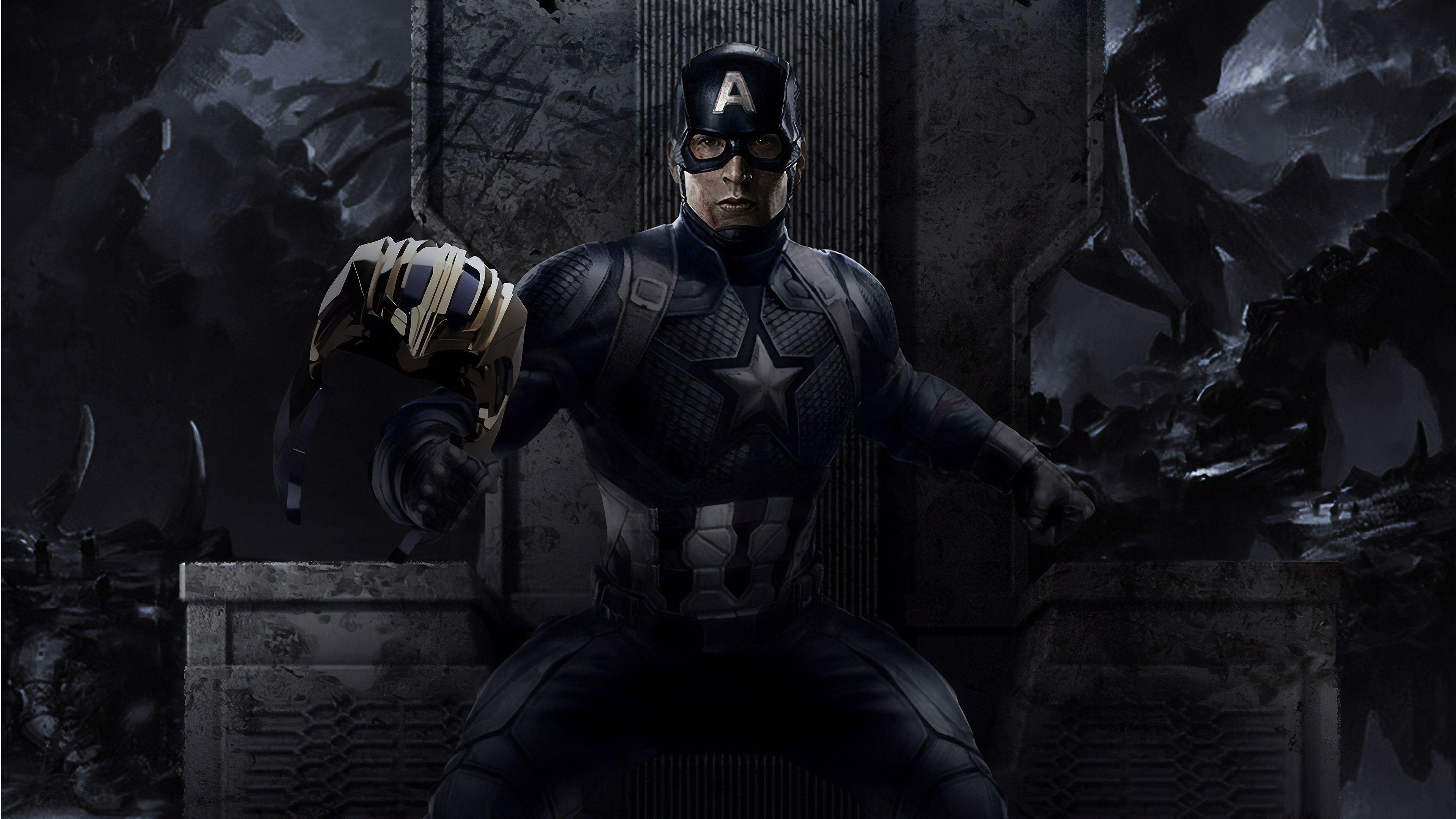 3840x2160 Captain America Endgame 4k, HD Superheroes, 4k Wallpaper, Image, Background, Photo and Picture