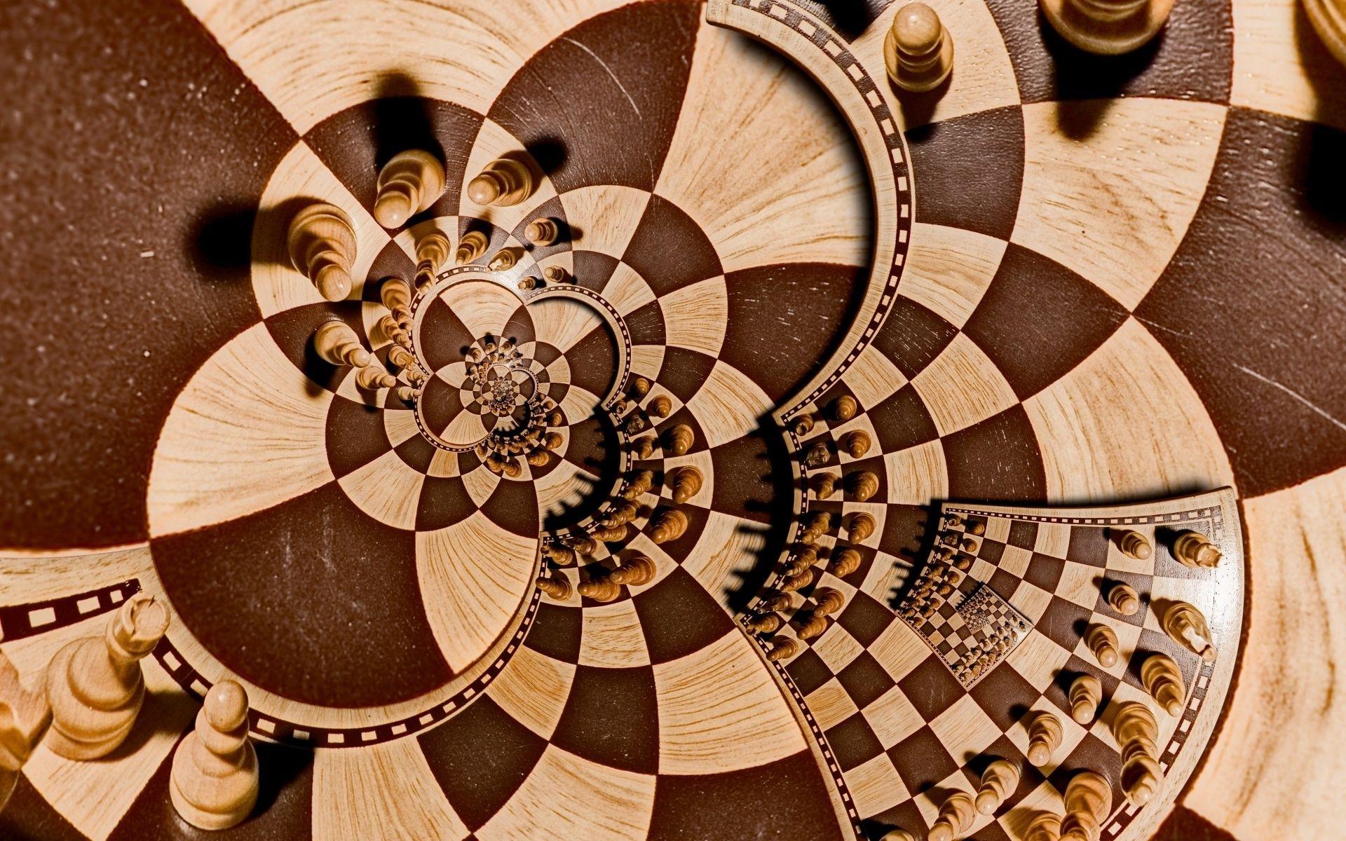 1920x1200 Chess Pieces Optical Illusion Wallpaper free desktop background and wallpaper
