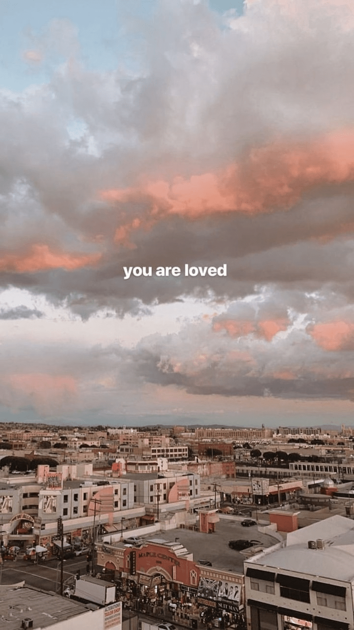 720x1280 You are loved. Instagram wallpaper, Aesthetic pastel wallpaper, Instagram