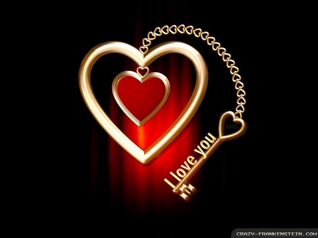 1024x768 I Love You Heart Wallpaper