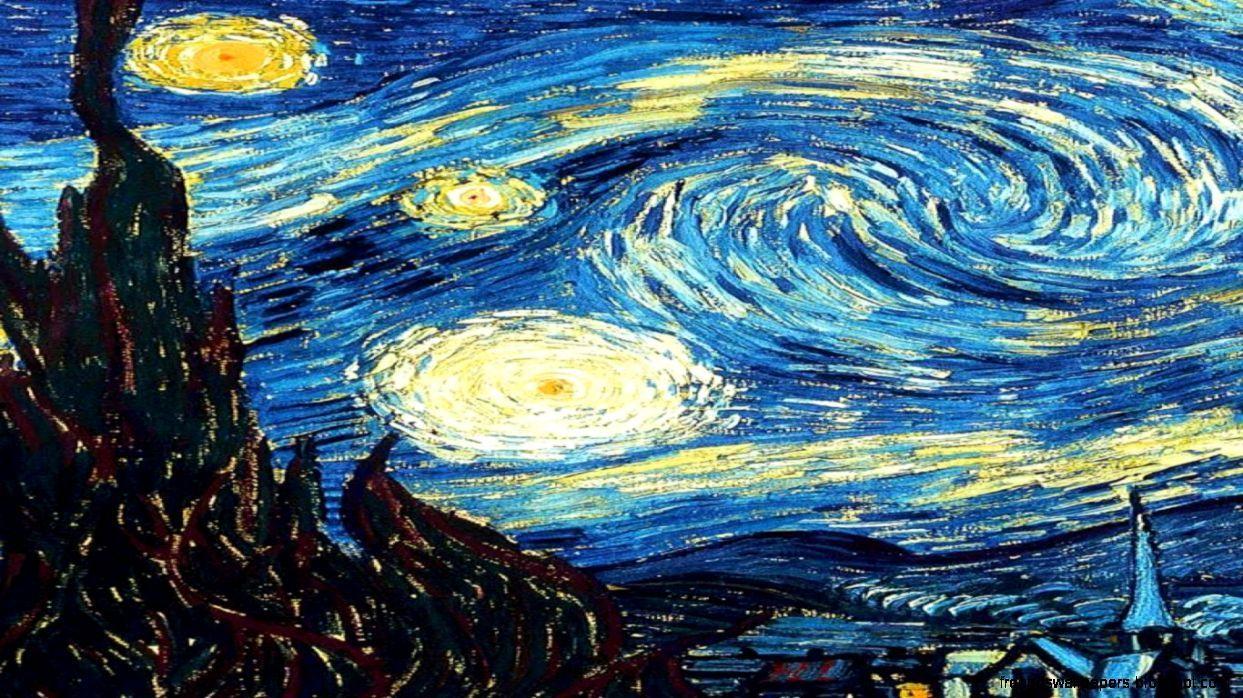 1243x698 Starry Night iPhone 5 Wallpaper