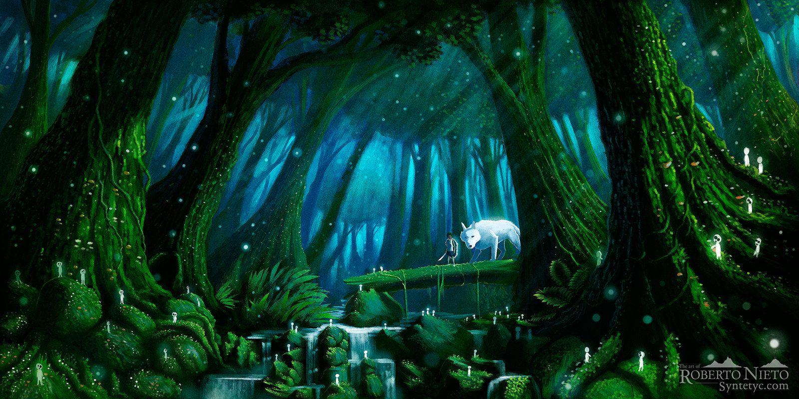 1600x800 Mononoke Hime Wallpaper Mononoke Wallpaper 4k HD Wallpaper
