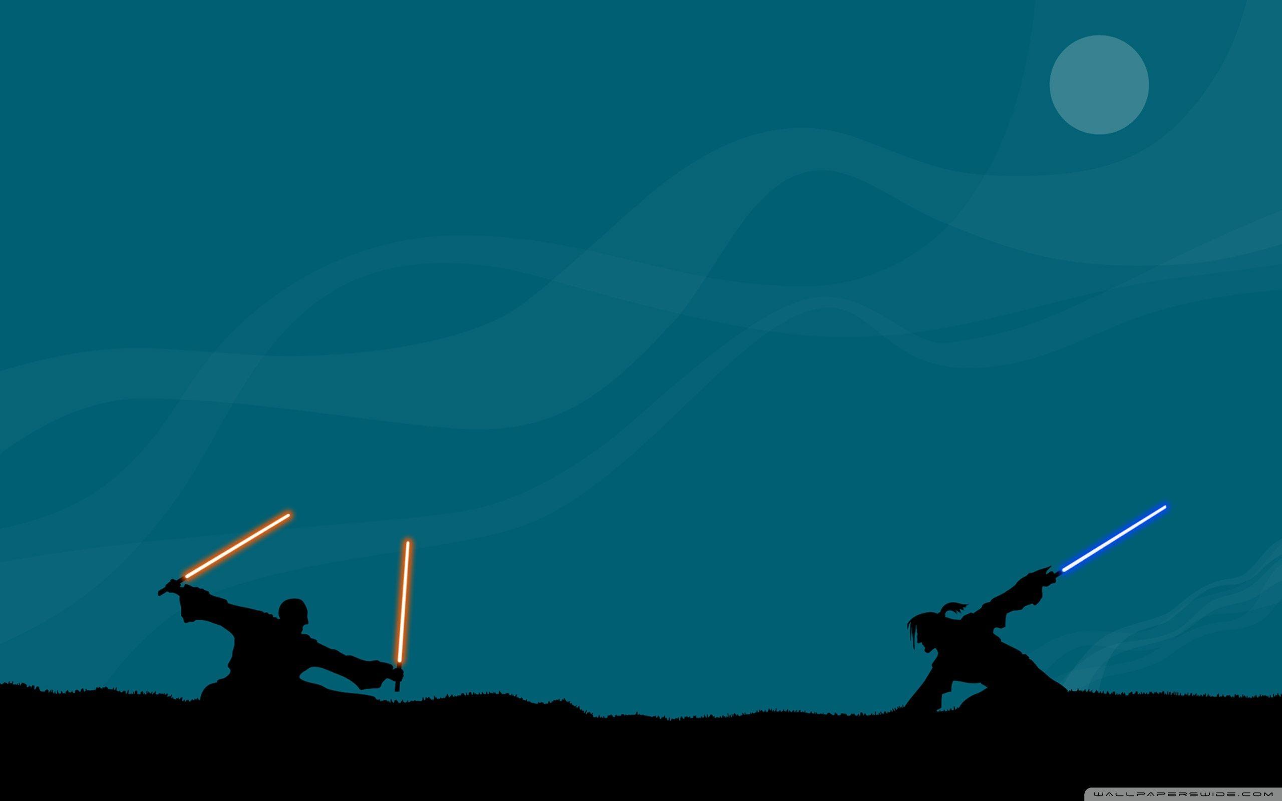2560x1600 Star Wars Lightsaber Fight Ultra HD Desktop Background Wallpaper for 4K UHD TV : Multi Display, Dual Monitor : Tablet