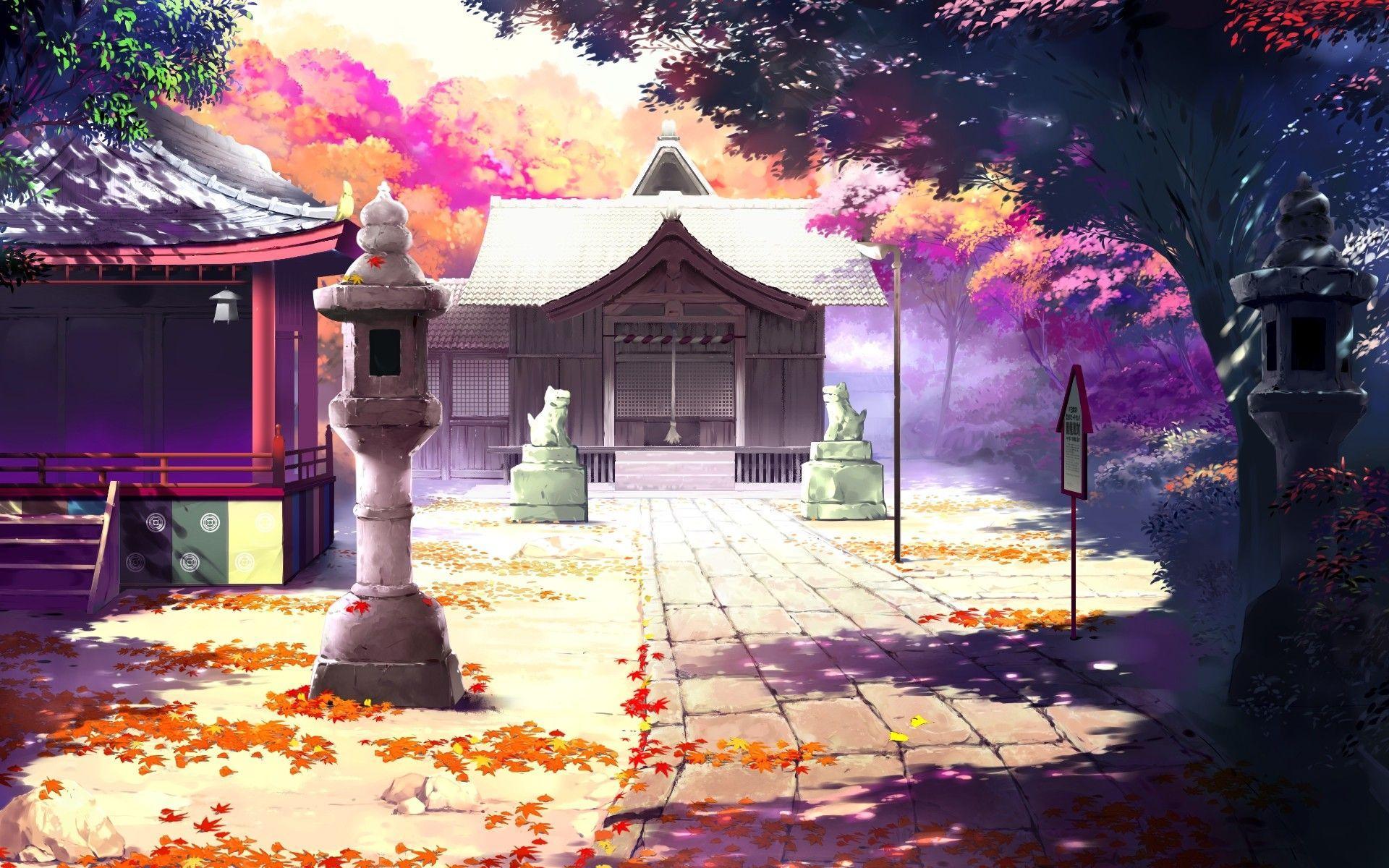 1920x1200 Anime Places Wallpaper
