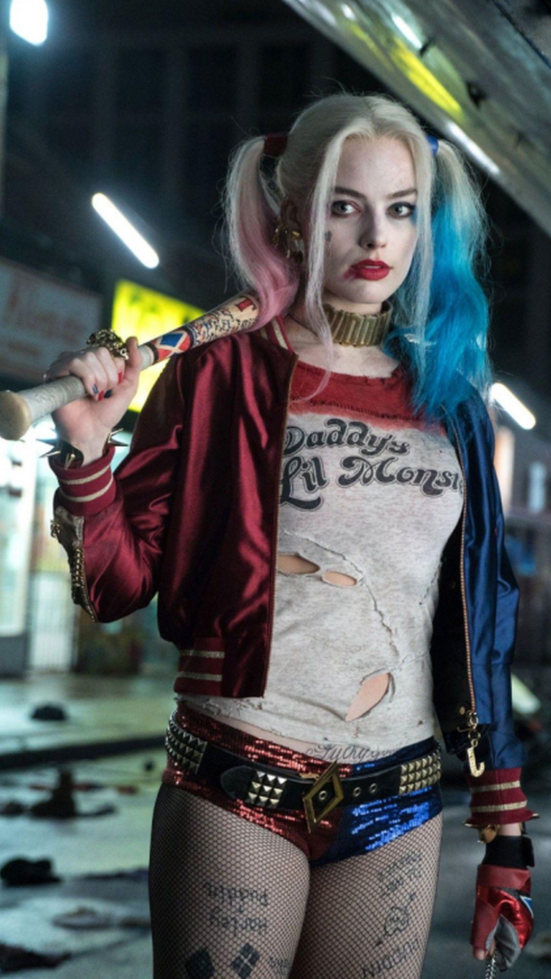 1080x1920 Harley Quinn Picture iPhone 7 Wallpaper With Image Robbie Harley Quinn HD