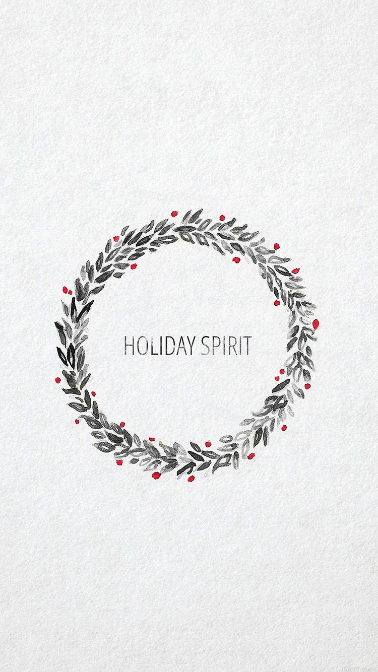 750x1334 iPhonePapers spirit minimal christmas art