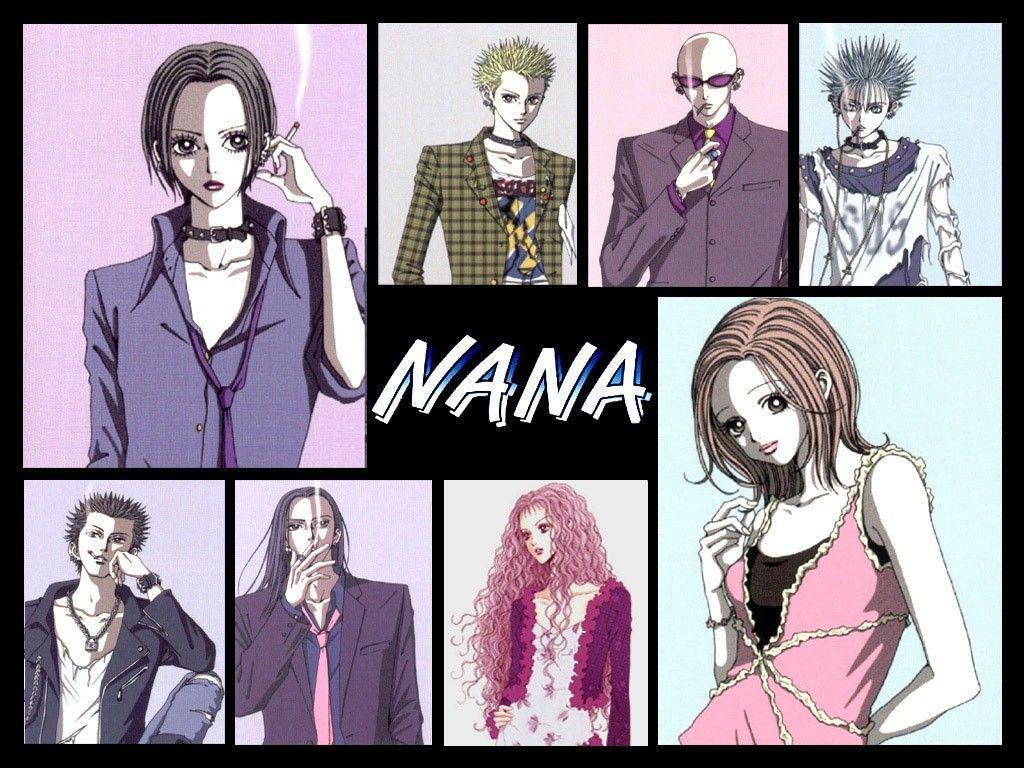 1024x768 Anime Girls NANA Anime Nana Komatsu Nana Osaki Takagi Yasushi Wallpaper:1024x768