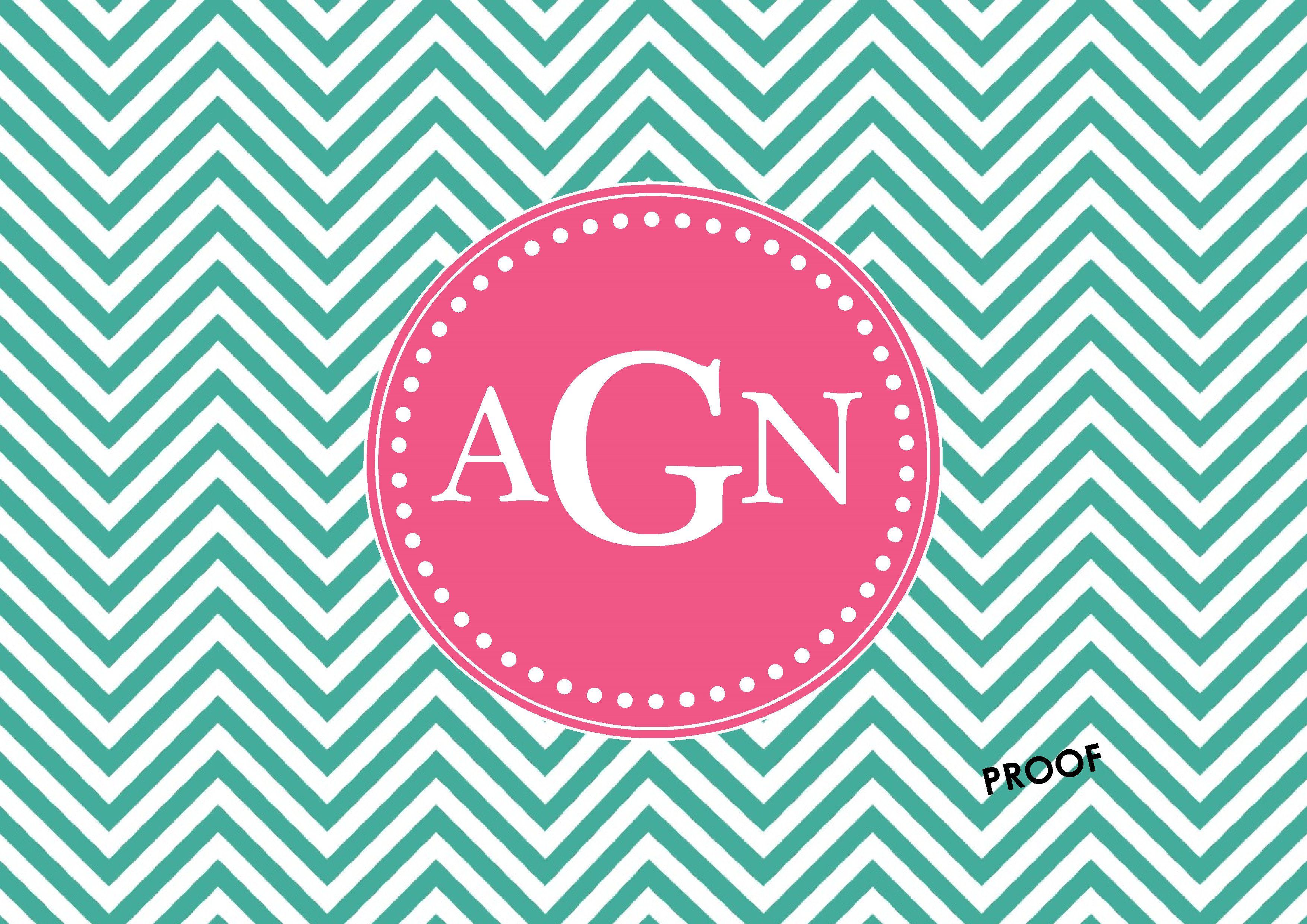 3508x2480 Monogram Chevron Desktop Wallpaper Monogram Desktop Monogram Lilly Pulitzer