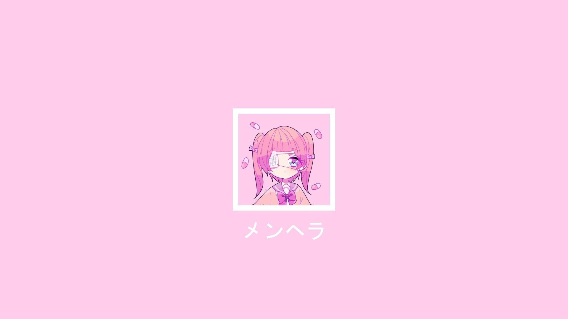 1920x1080 Menhera Chan Simple Background Yami Kawaii P #wallpaper #hdwallpaper #desktop. Cute Anime Wallpaper, Kawaii Background, Kawaii Wallpaper