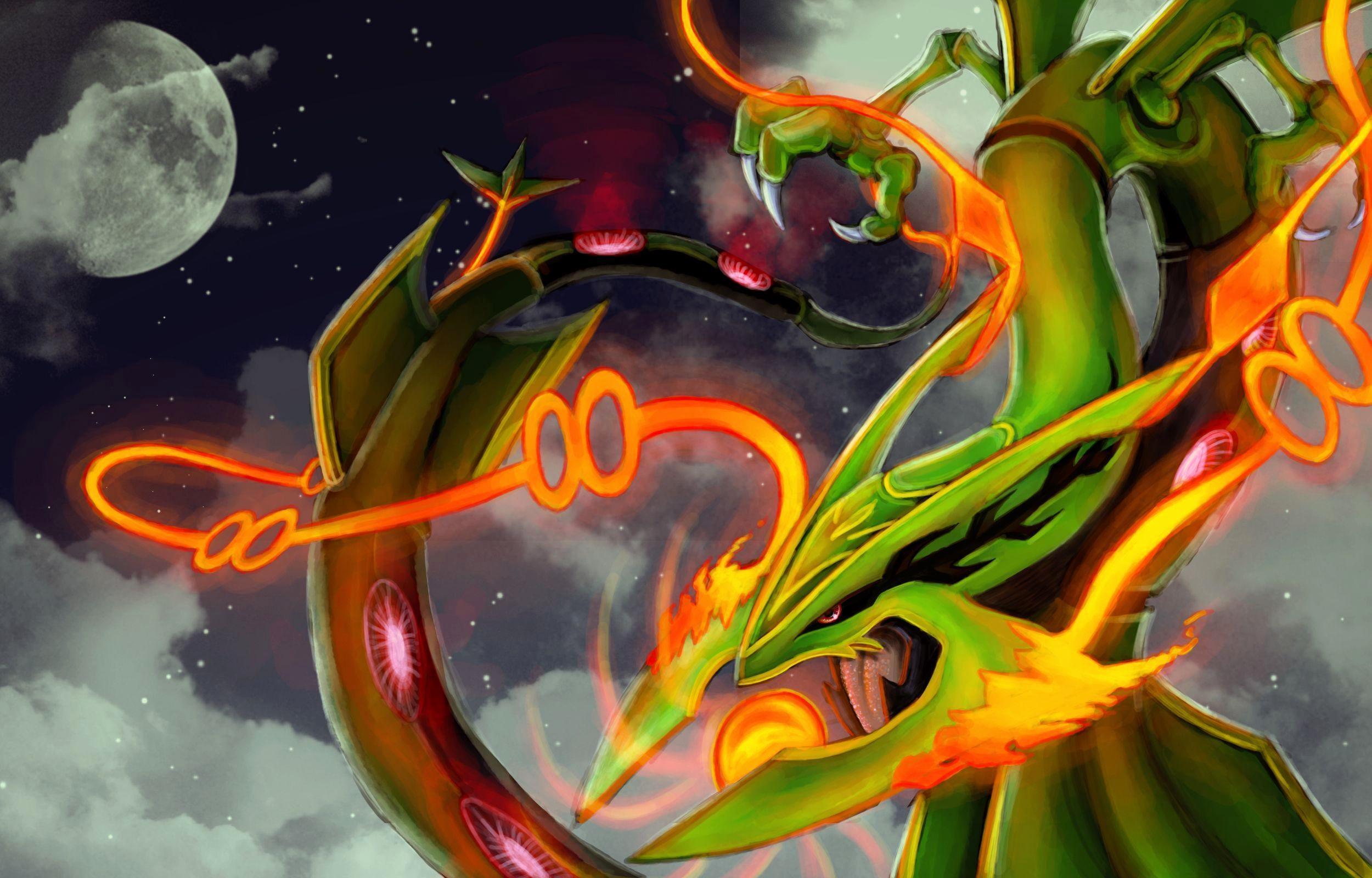 2500x1600 Pokemon Wallpaper Mega Rayquaza