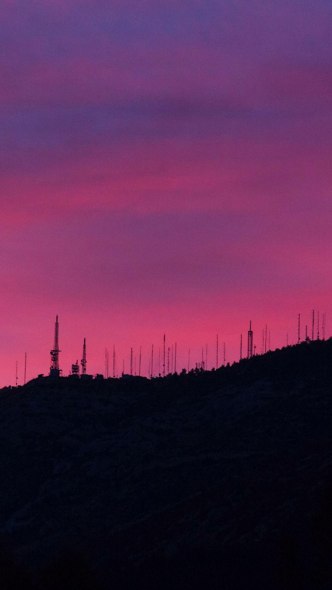 1080x1920 Purple Sky iPhone Wallpaper