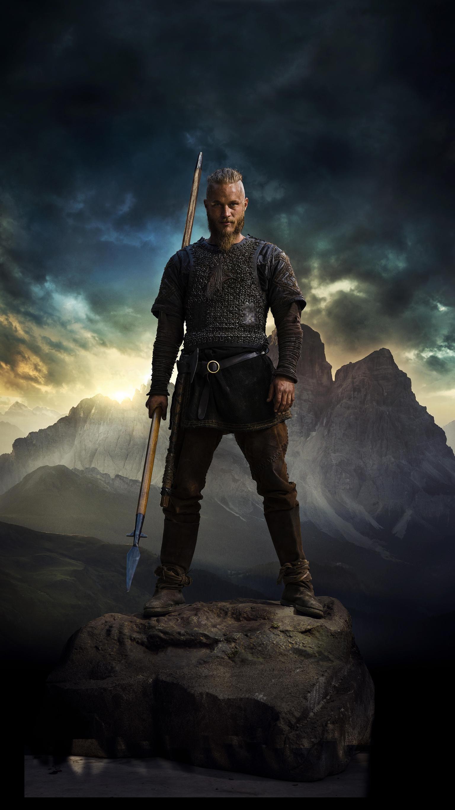 1536x2732 Ragnar Lothbrok Mobile Wallpaper
