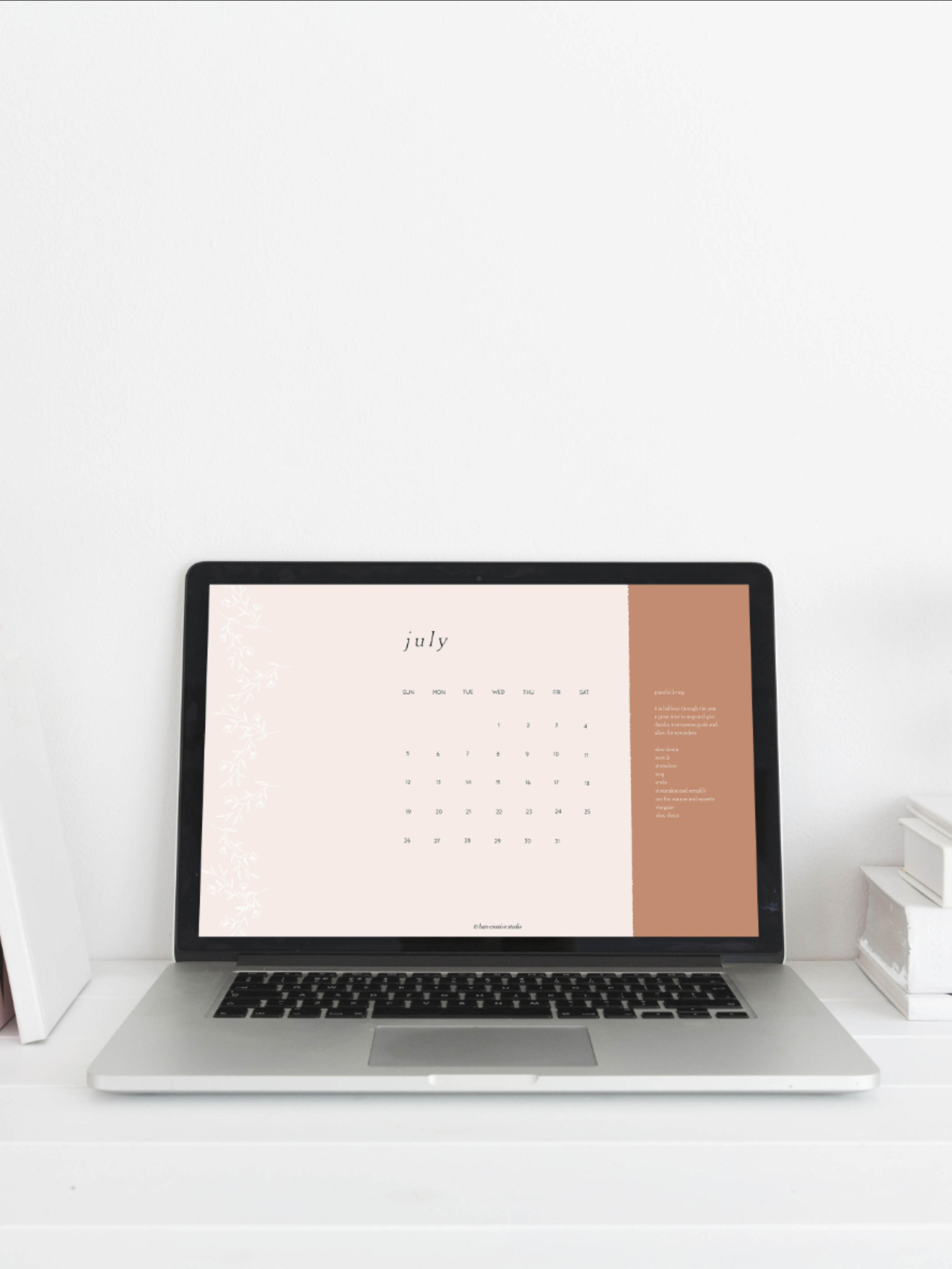 5000x6666 Desktop Wallpaper Calendar 2020 MacBook Desktop Calendar. Etsy. Desktop wallpaper calendar, Minimal wallpaper, Minimalist desktop wallpaper