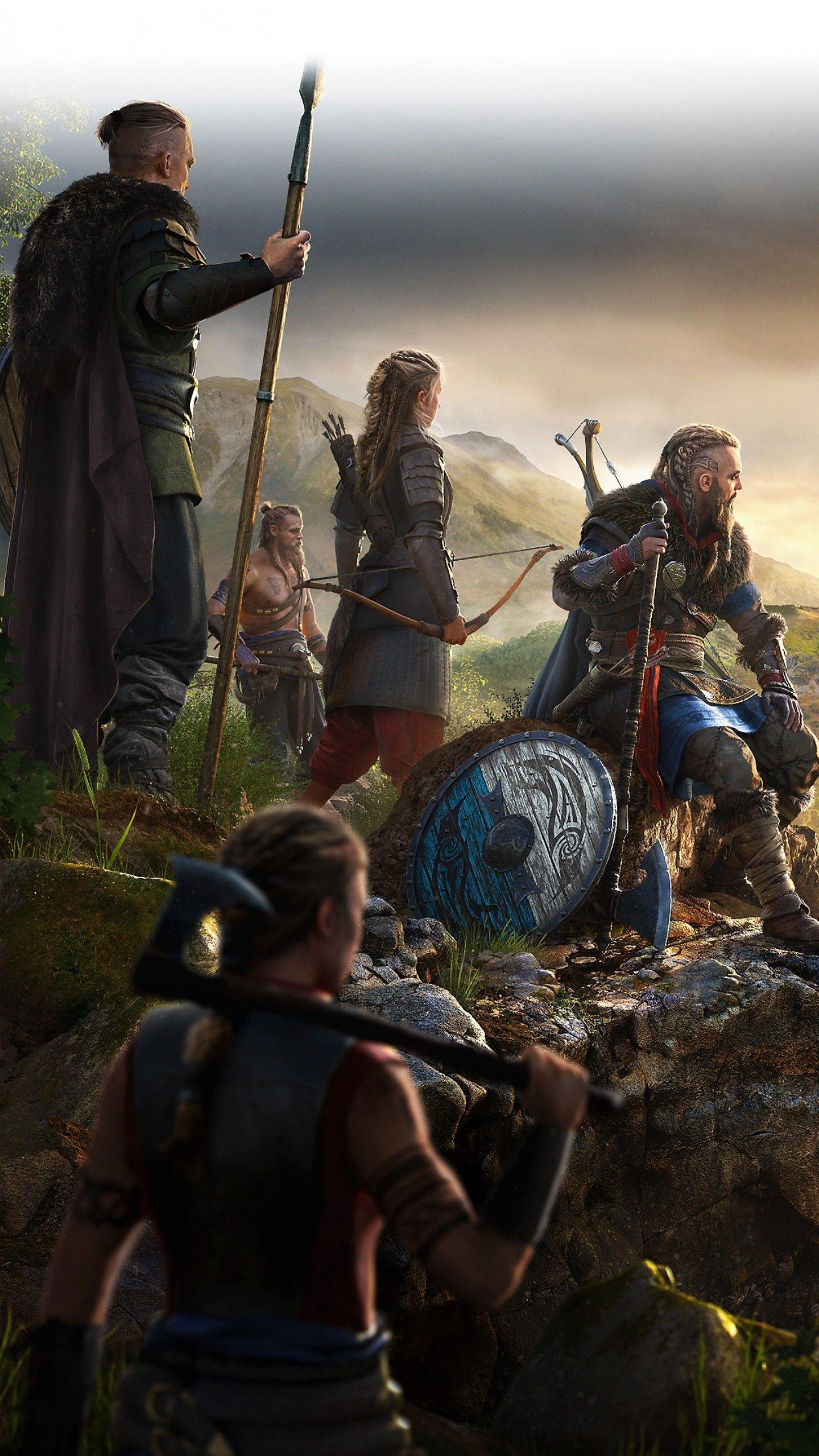 1440x2560 Assassin's Creed Valhalla 4K Wallpaper, Vikings, Gameplay, 2020 Games, Games