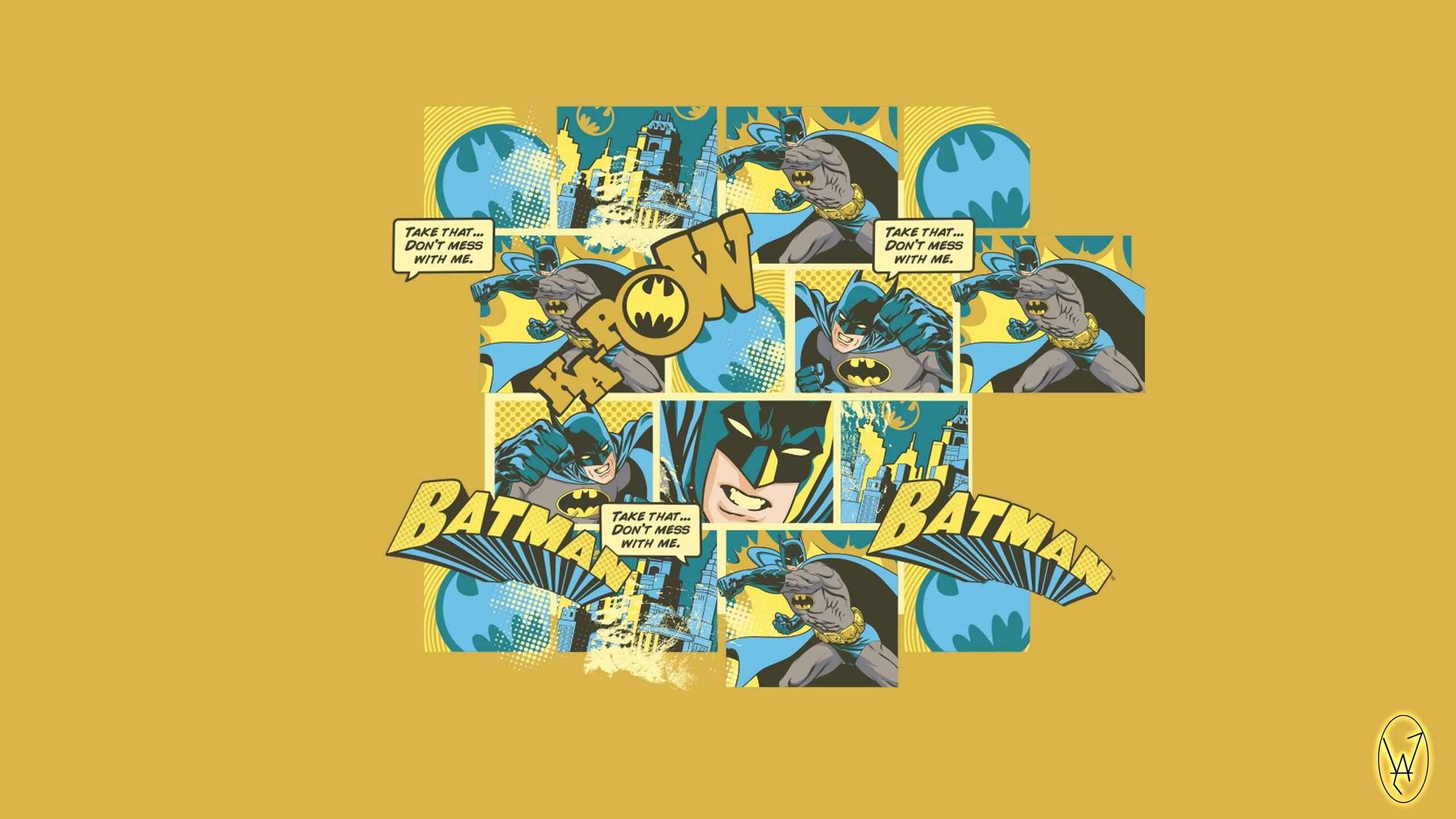 2560x1440 Vintage Comics Wallpaper