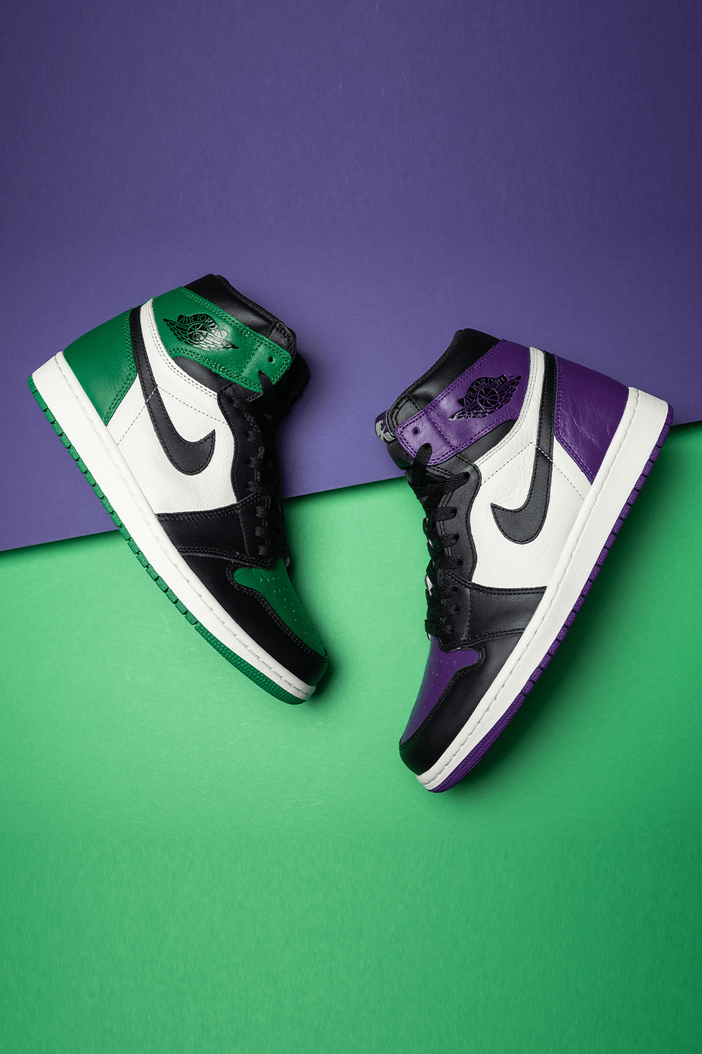 1000x1500 Air Jordan 1 Retro High Pine Green + Court Purple năm 2020. Giày Jordan retro, Giày sneakers jordans, Giày Nike jordans https://wallpaperaccess.com/full/4788024.png