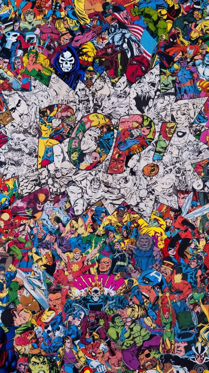 720x1280 Vintage Comics Wallpaper